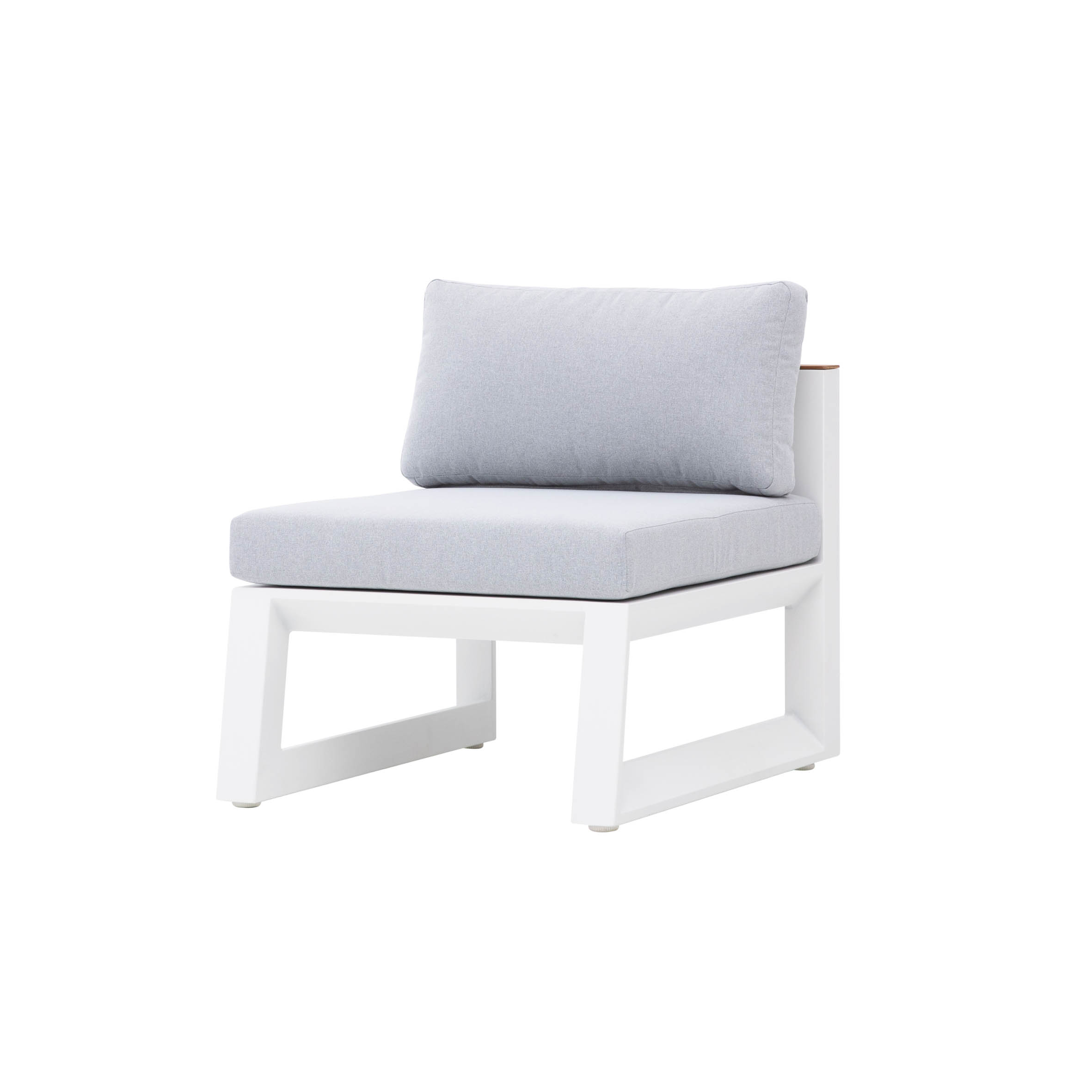 Alpha alu armløs sofa S1