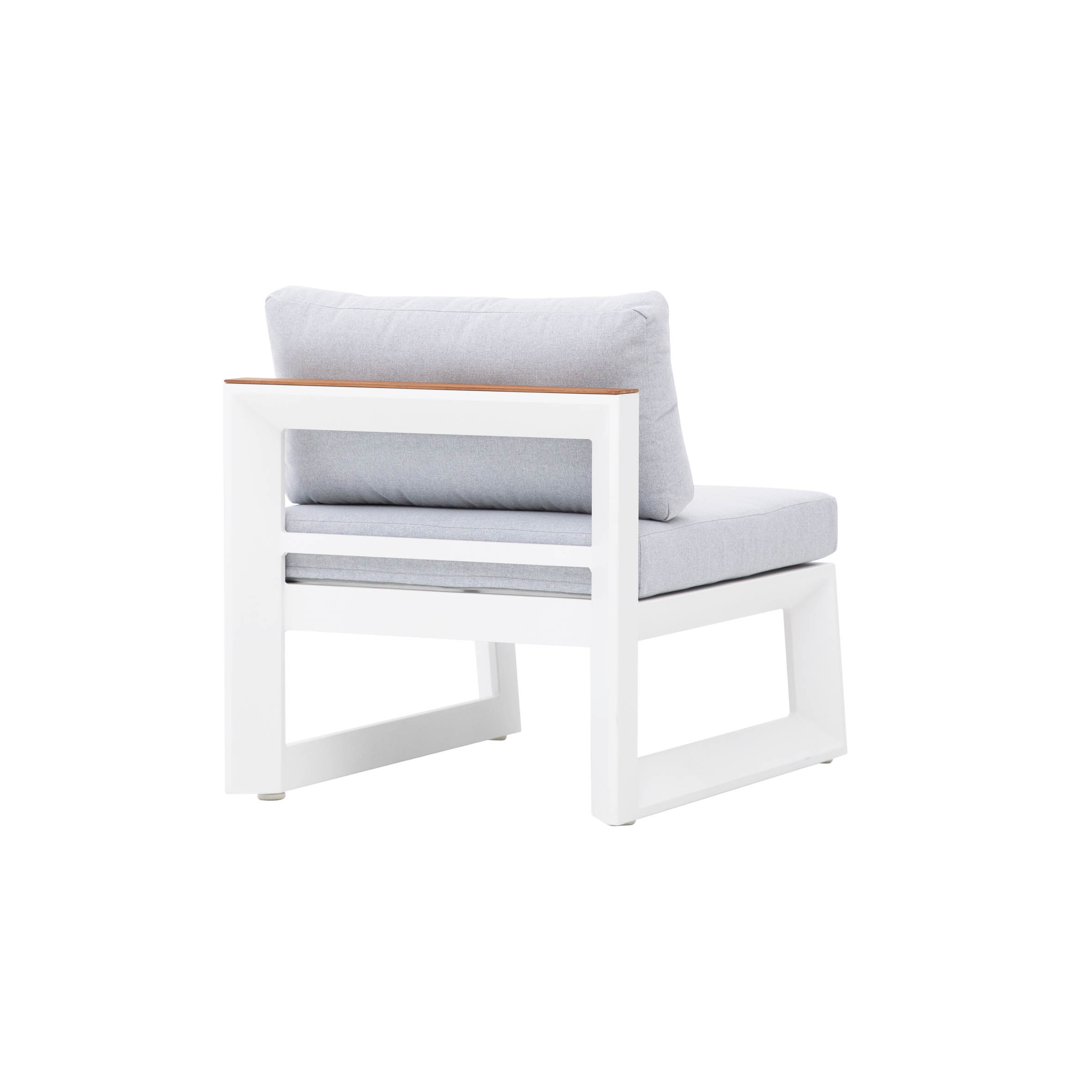 Alpha alu armless sofa S3