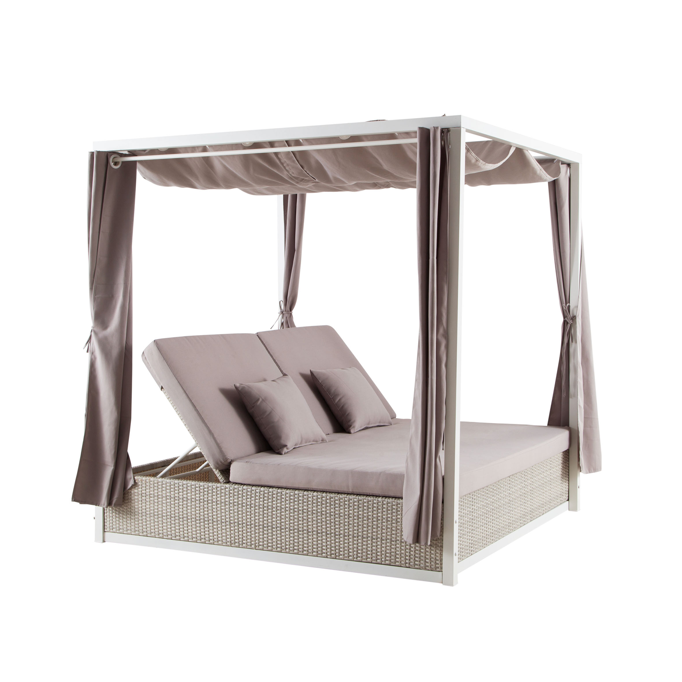 Angel II rotan daybed karo langsir S2