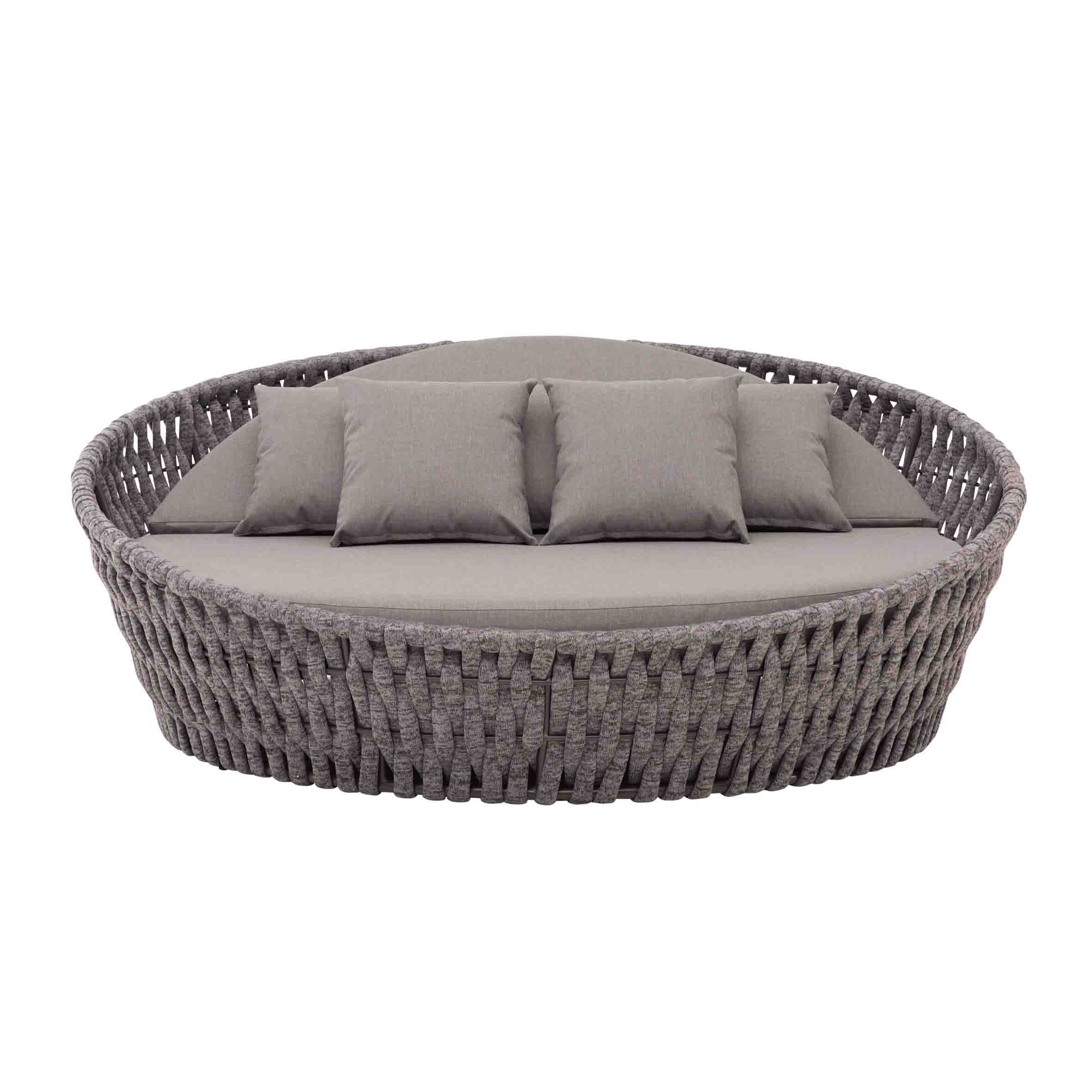 Art rope round daybed S12