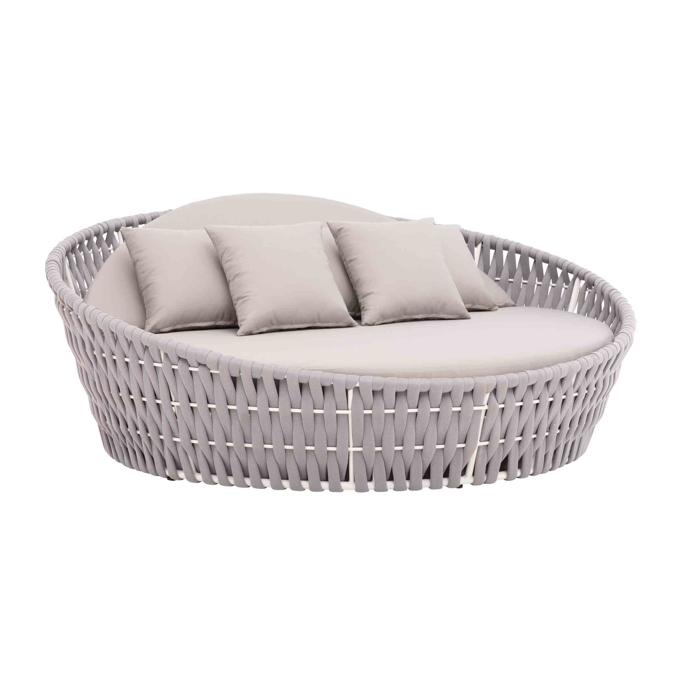Art rope round daybed S5