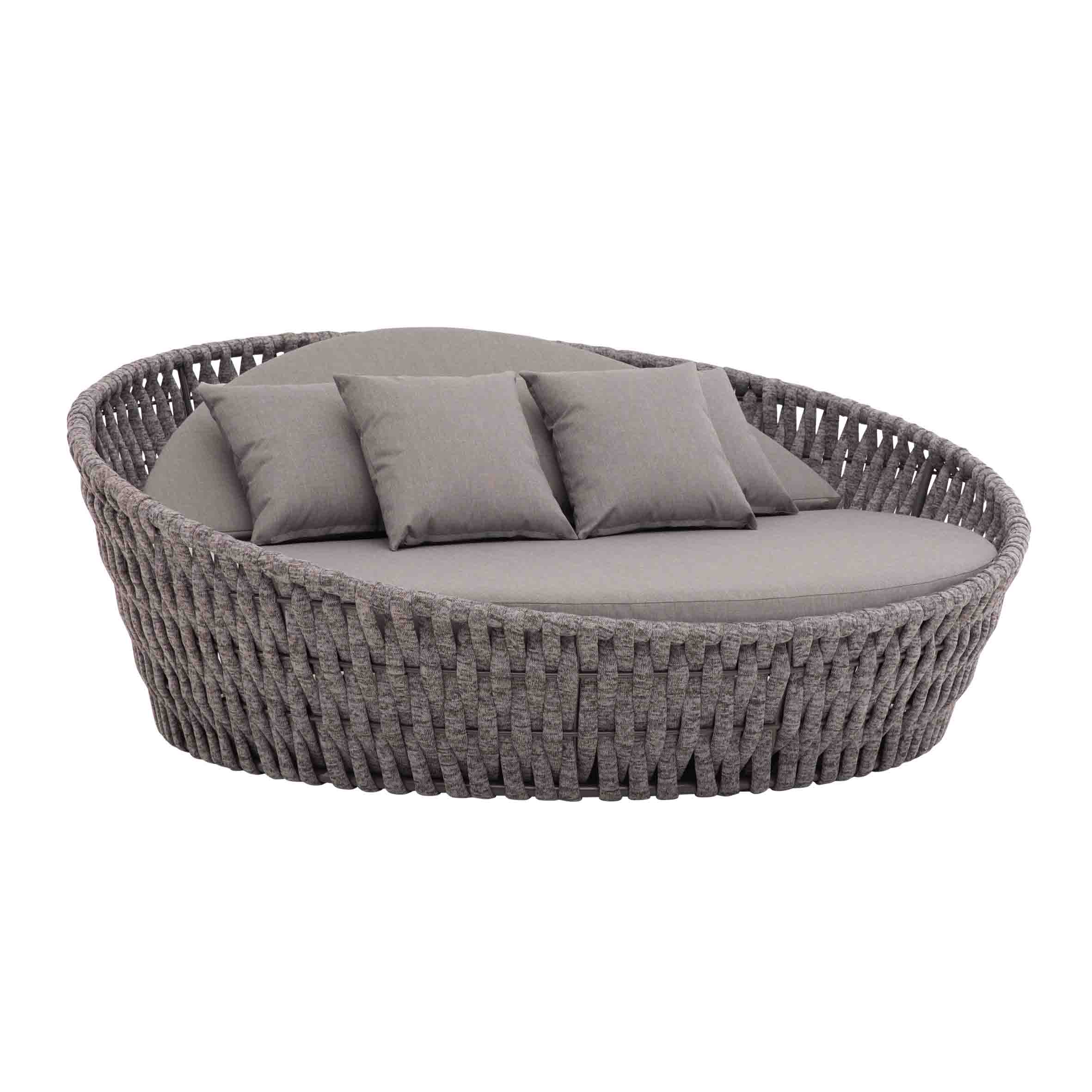 Art rope round daybed S9