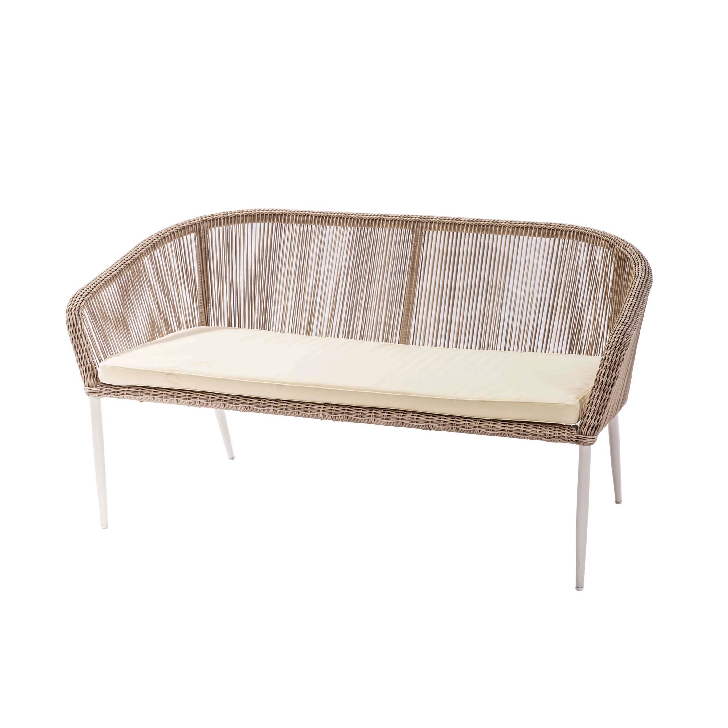 Ballet Rattan 2-Sëtz Sofa S1