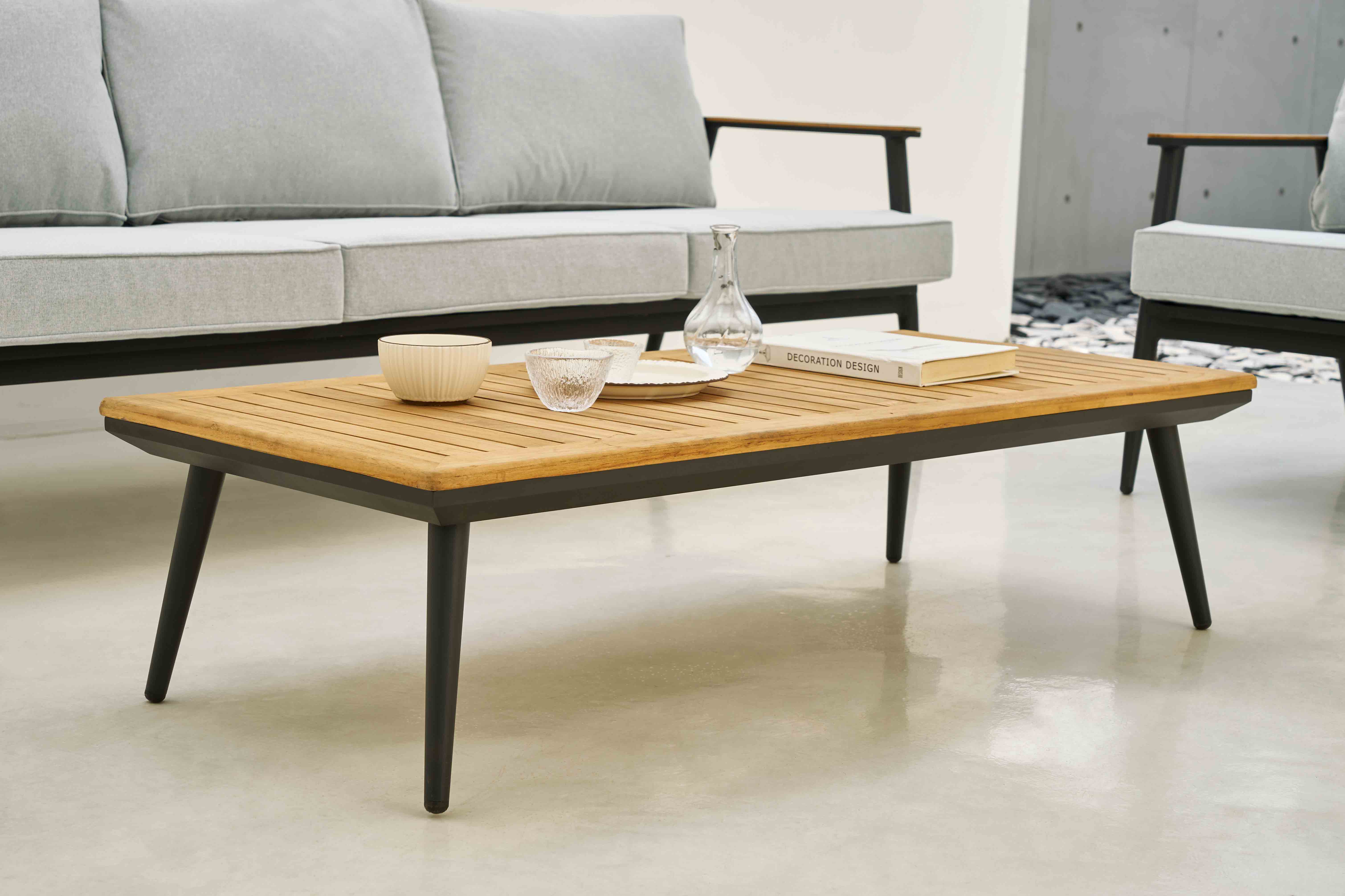 Borea Teakholz-Couchtisch S3