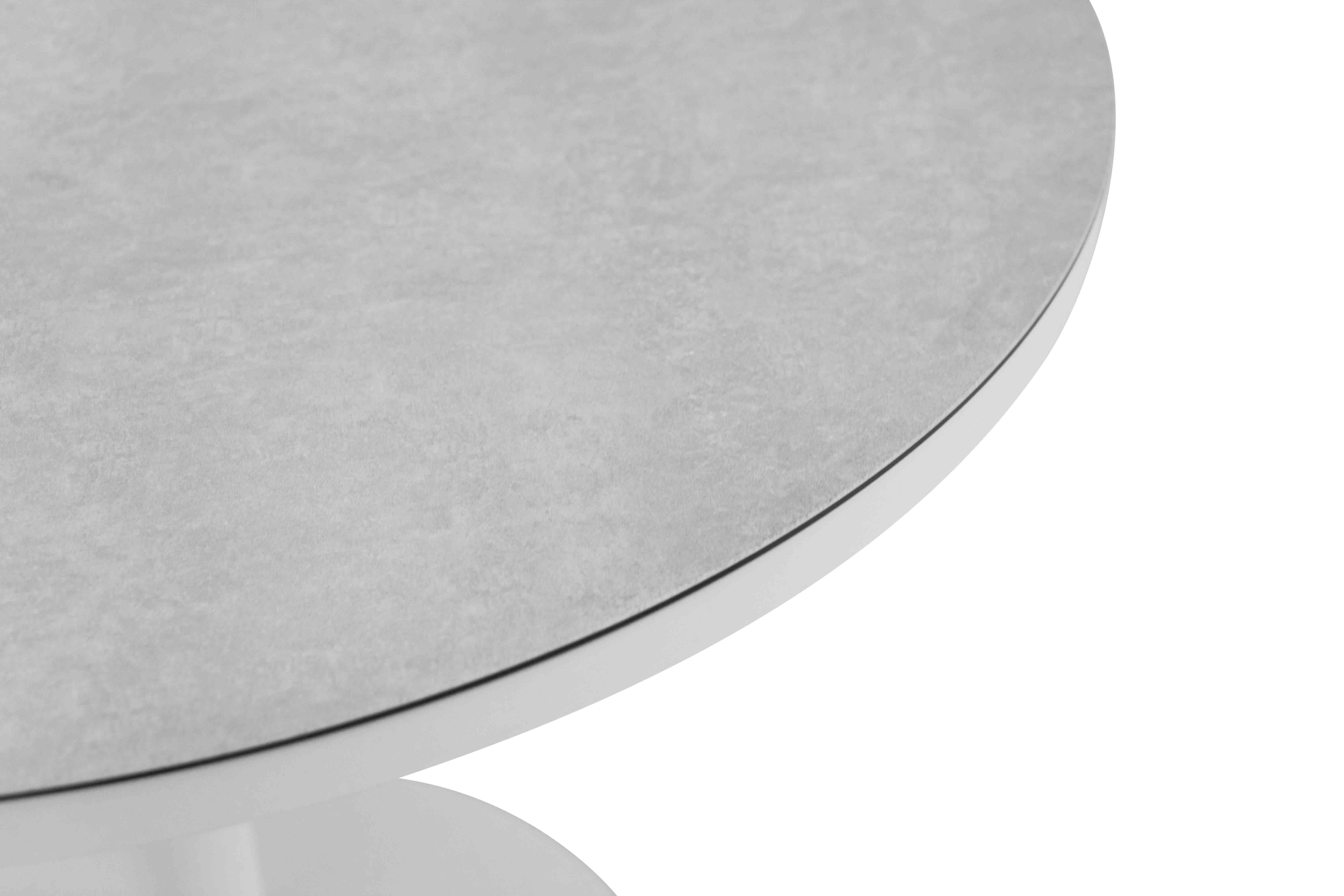 단테 알루.원형 테이블(세라믹 유리) D4