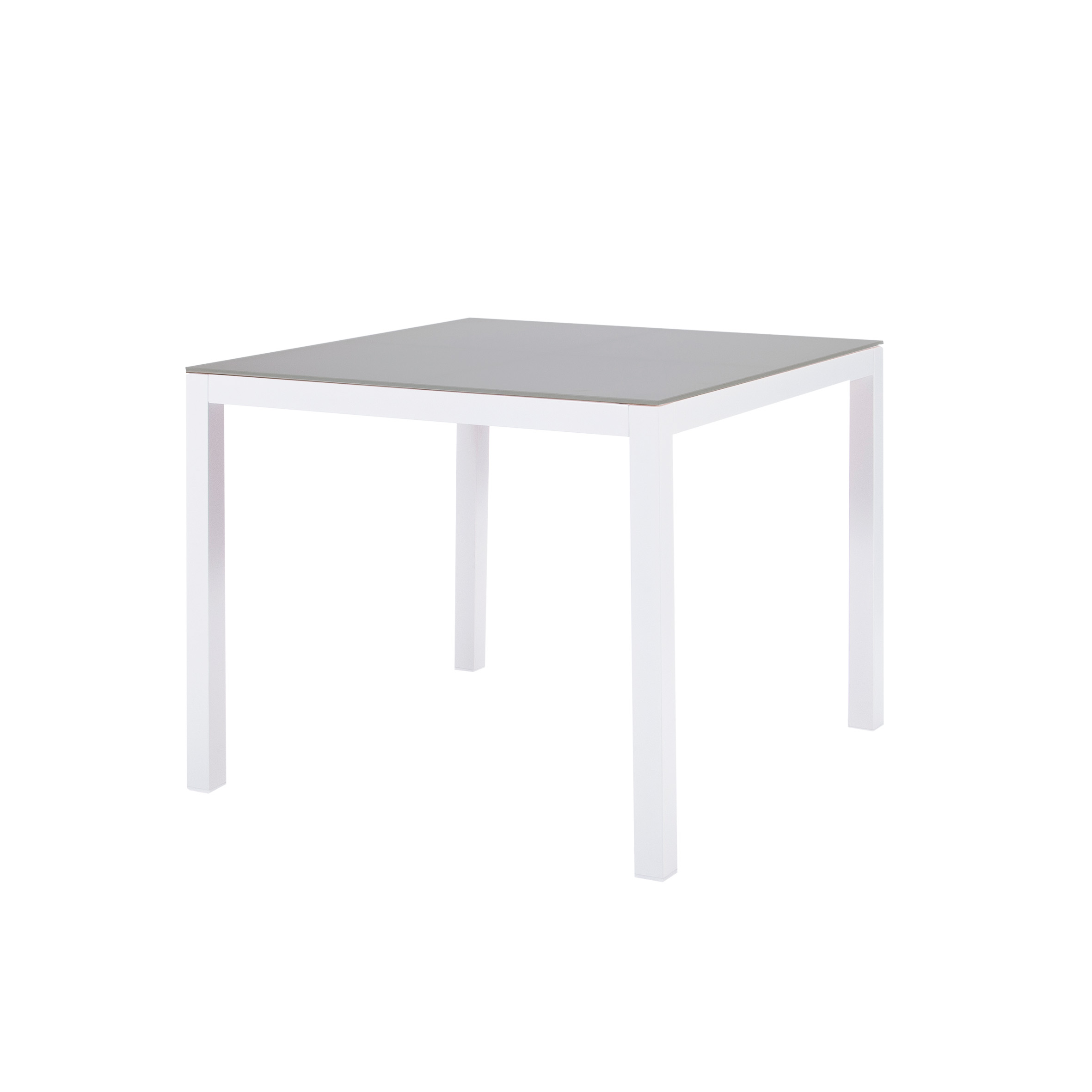 Geniet alu.vierkantige tafel S3