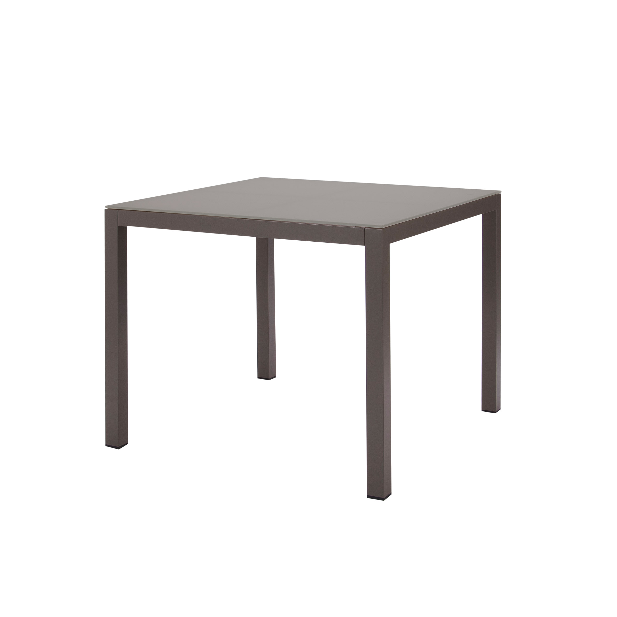 Geniet alu.vierkantige tafel S5