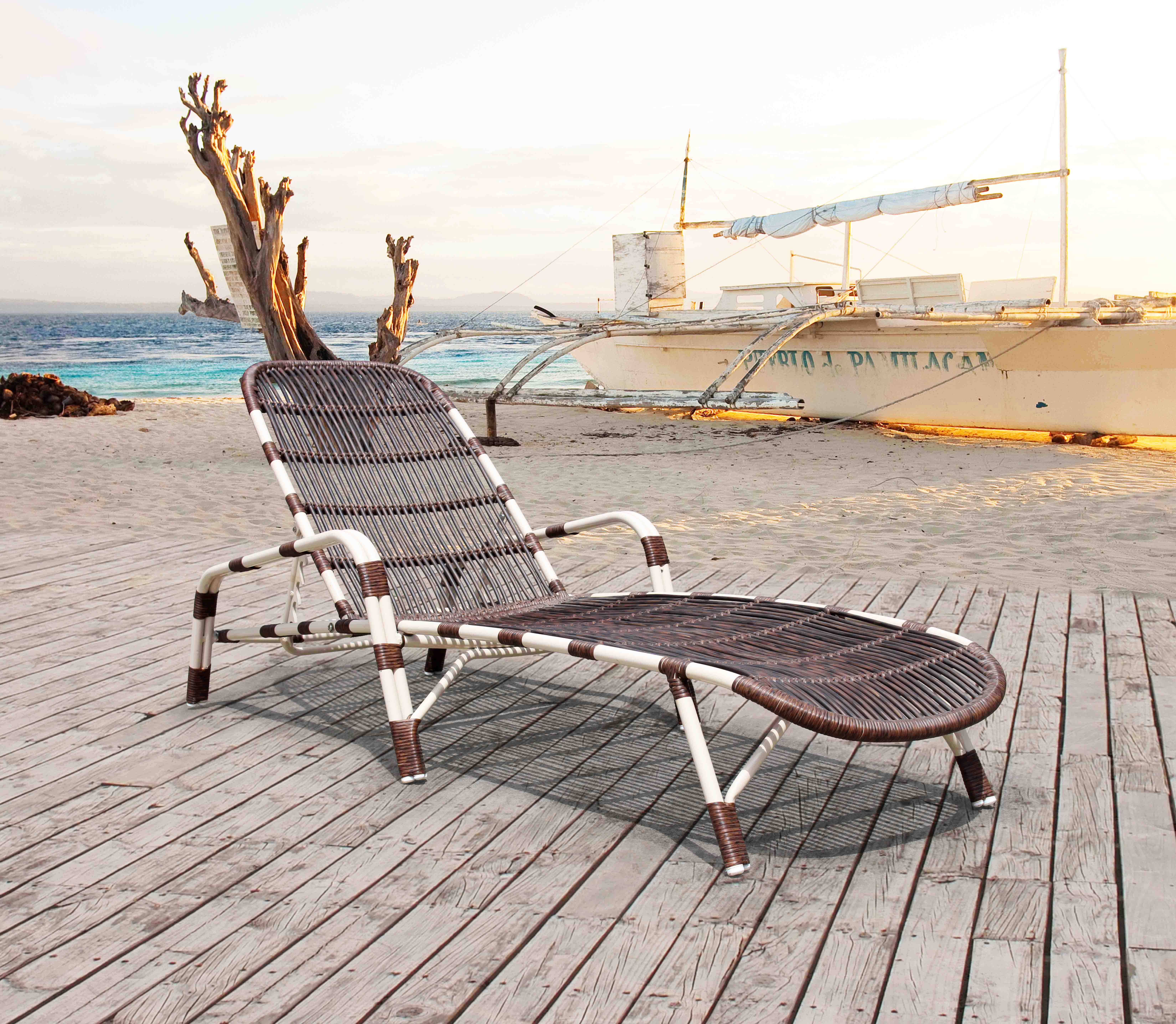 Hawaii rattan lounge S3