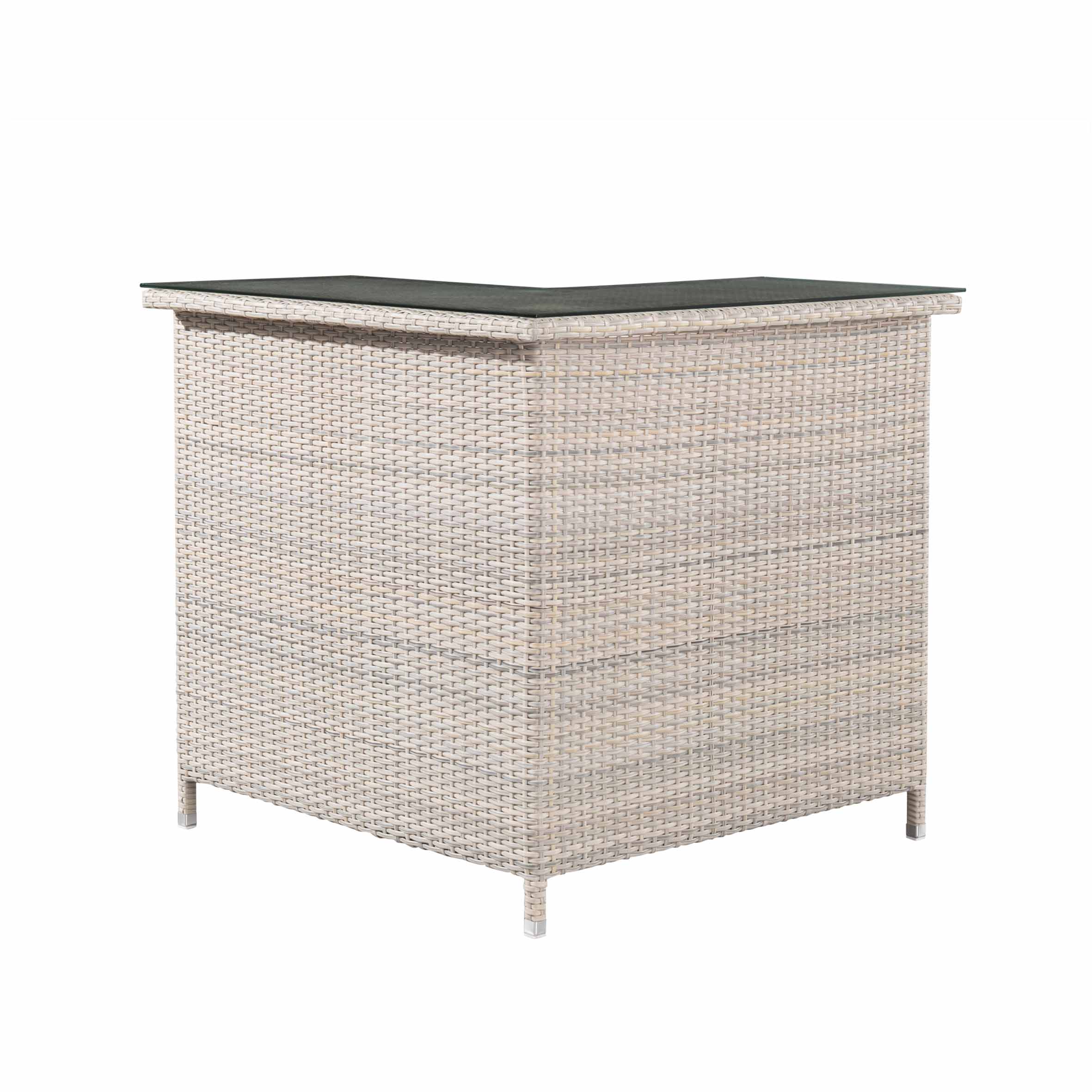 Ideal rattan burchakli bar stoli S1