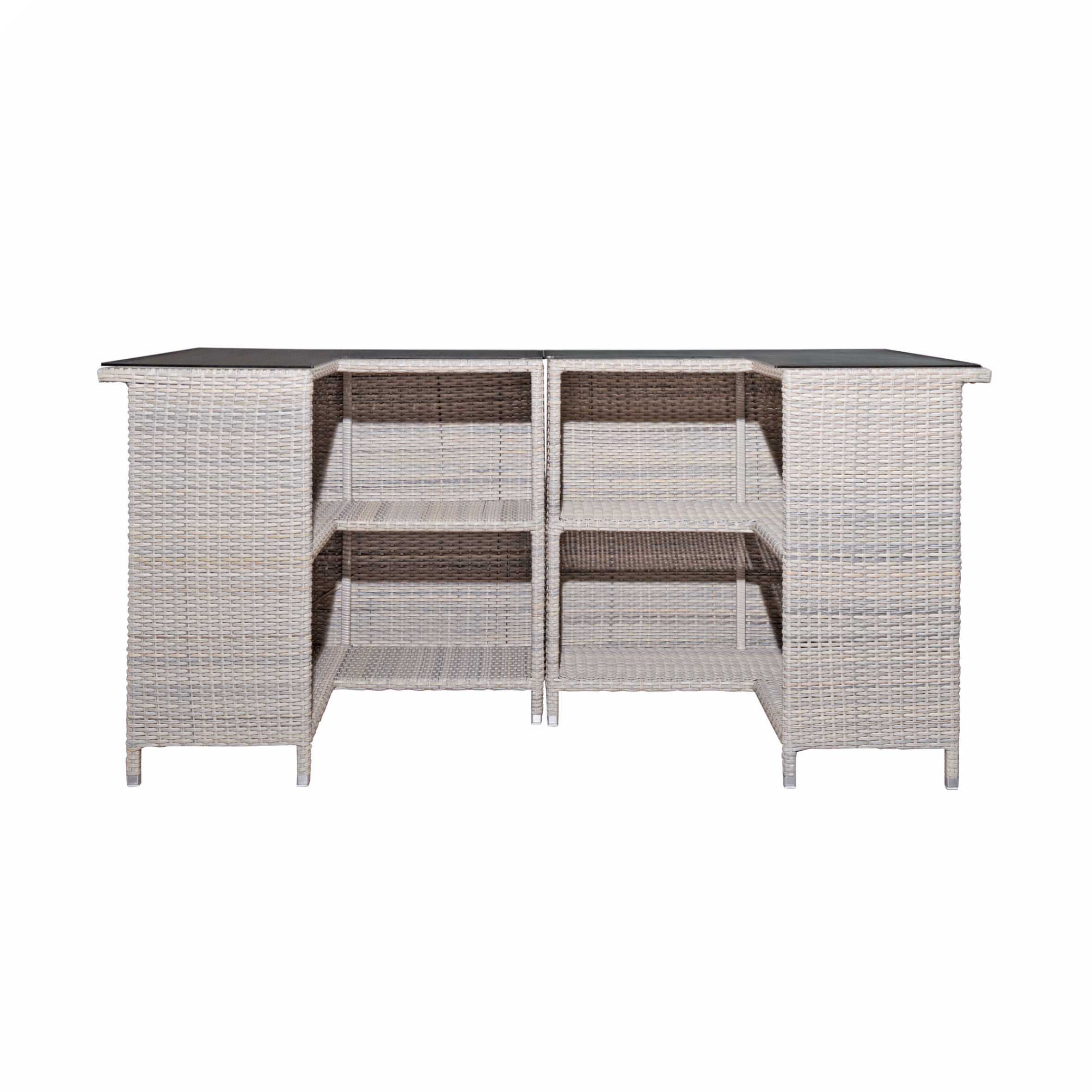 Ideal rattan burchakli bar stoli S3