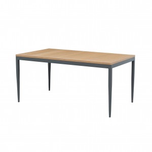 Meja persegi panjang melati (atas poli kayu) S1
