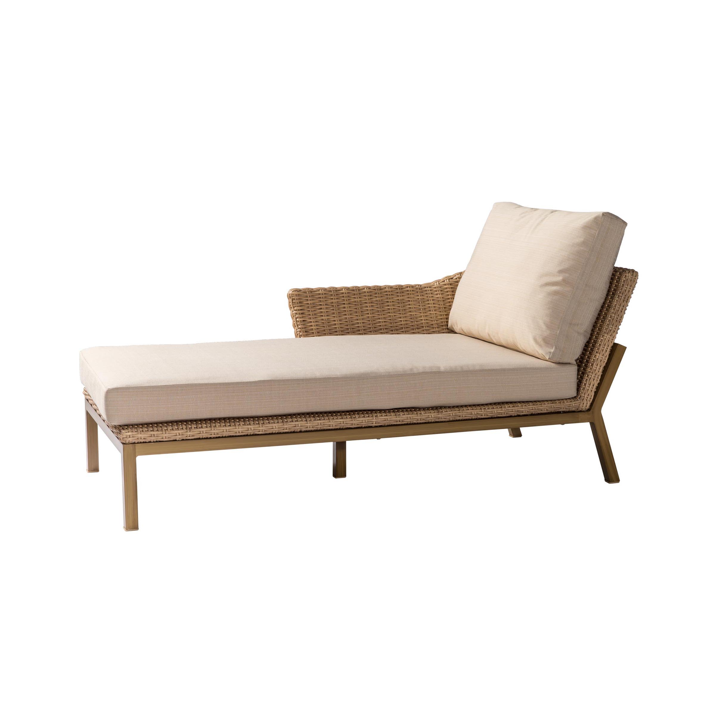 Laffey rattan chaise sofa S2