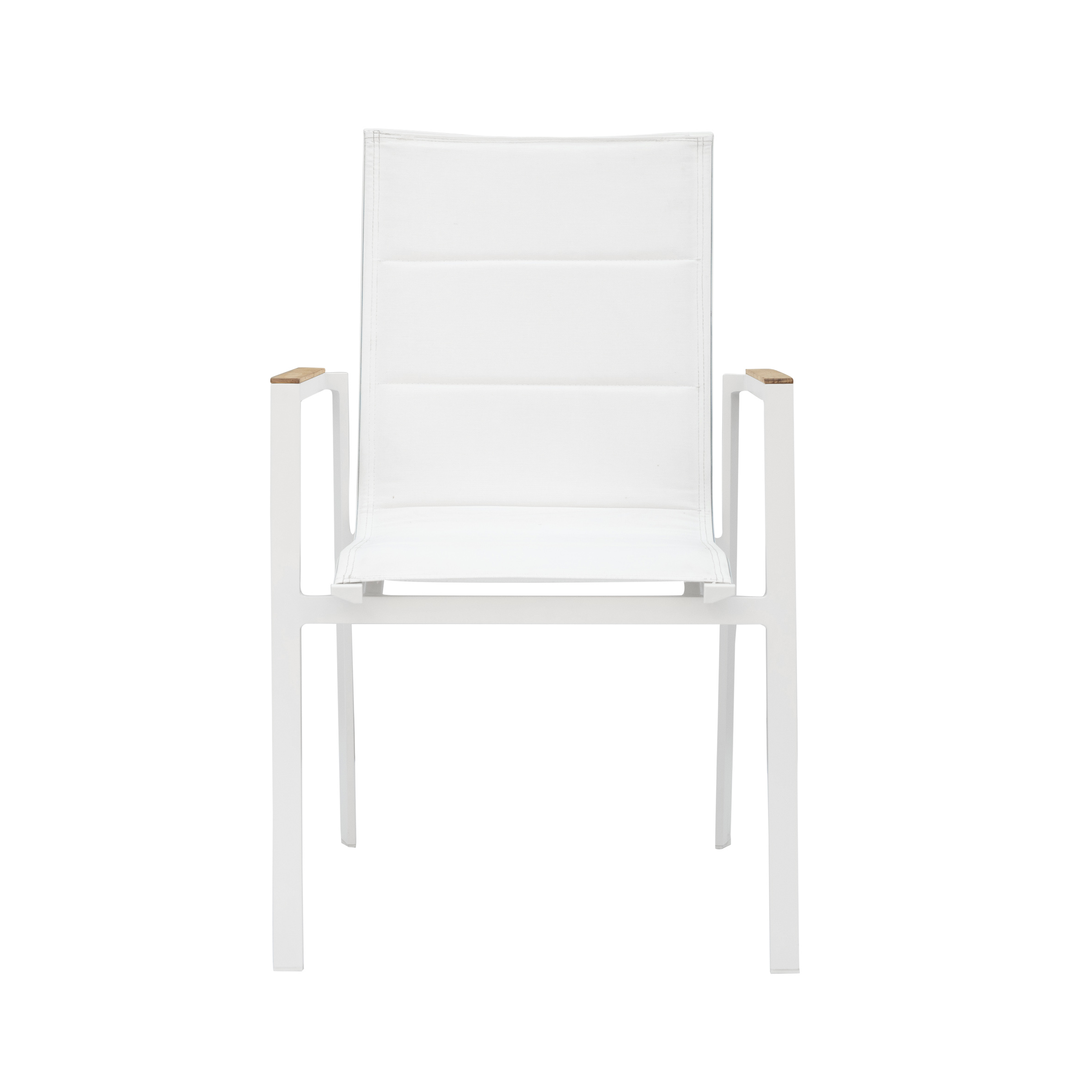 Luca textile chair ine teak S3