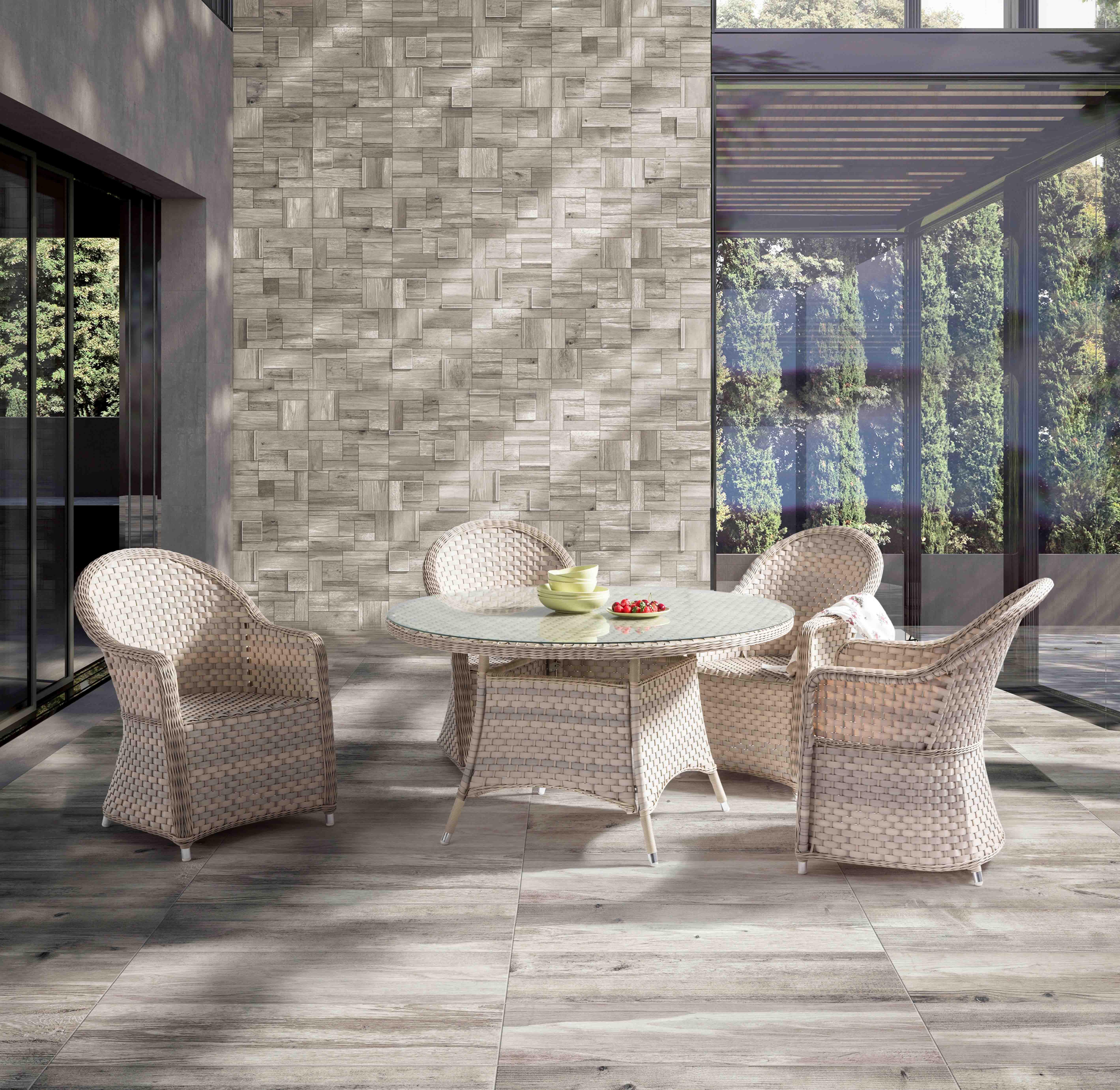 Master rattan dining set S1