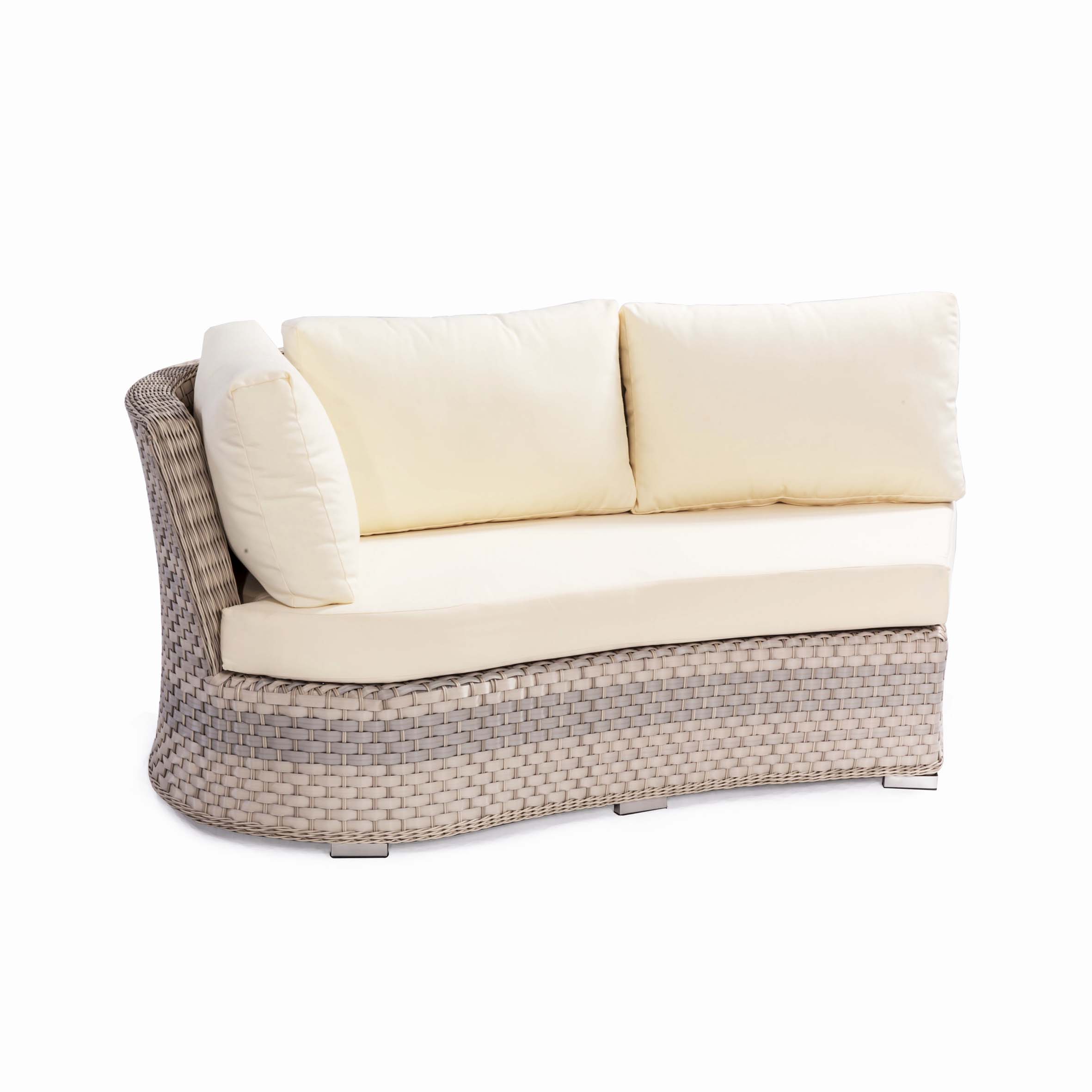 Umwigisha rattan ibumoso & iburyo sofa S2