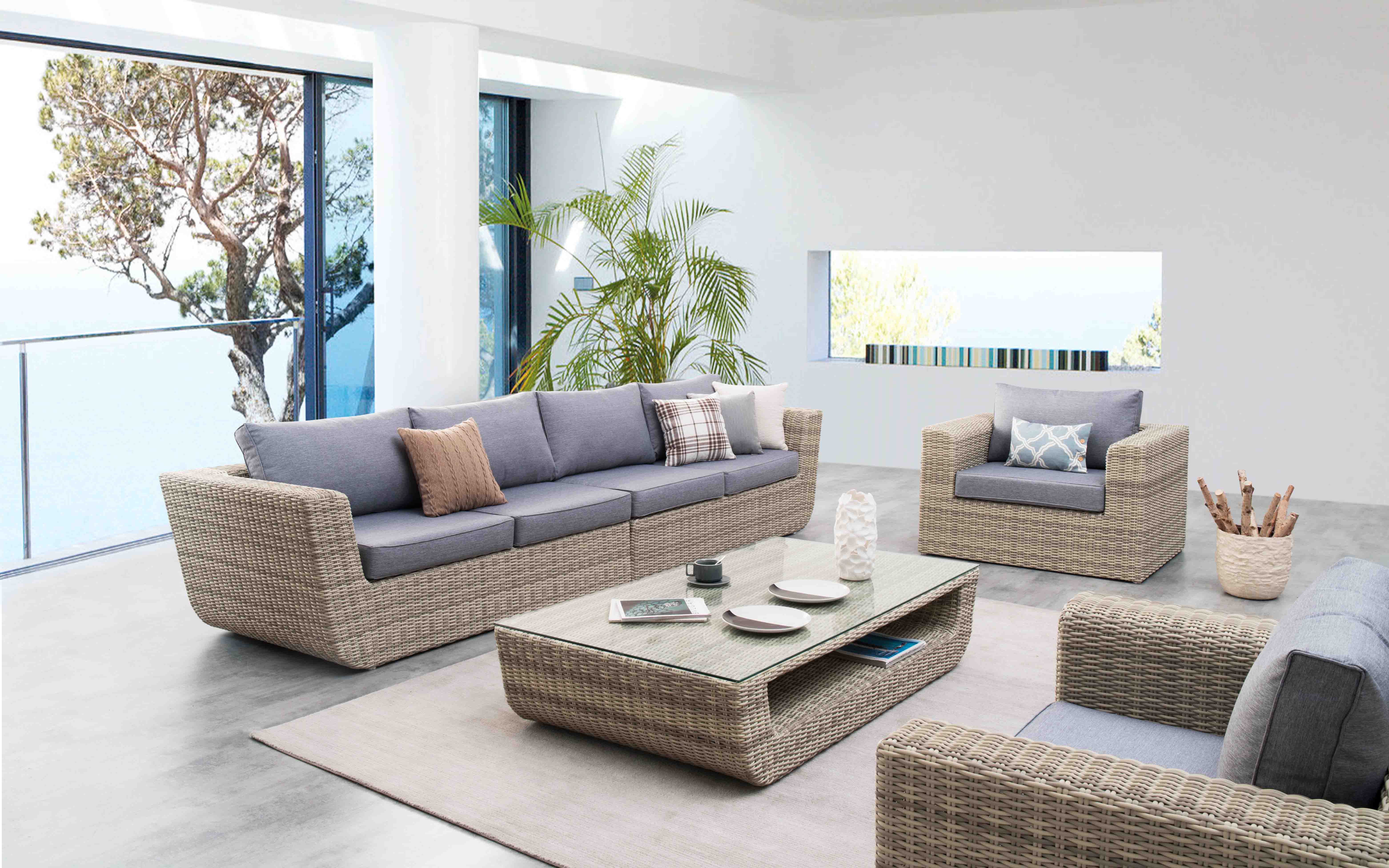 Moment rattan sofa set S1