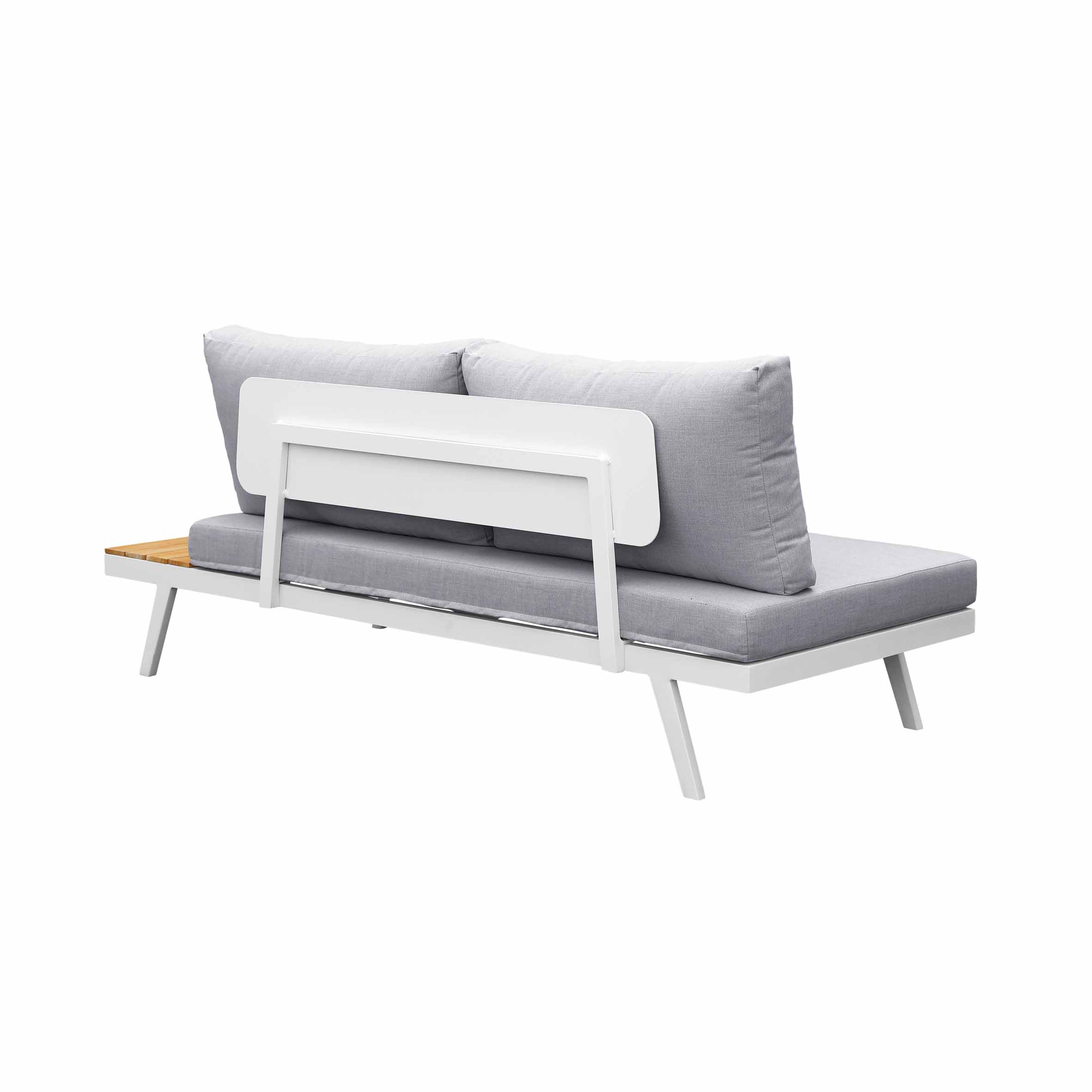 Monica armless 2-seat sofa S3