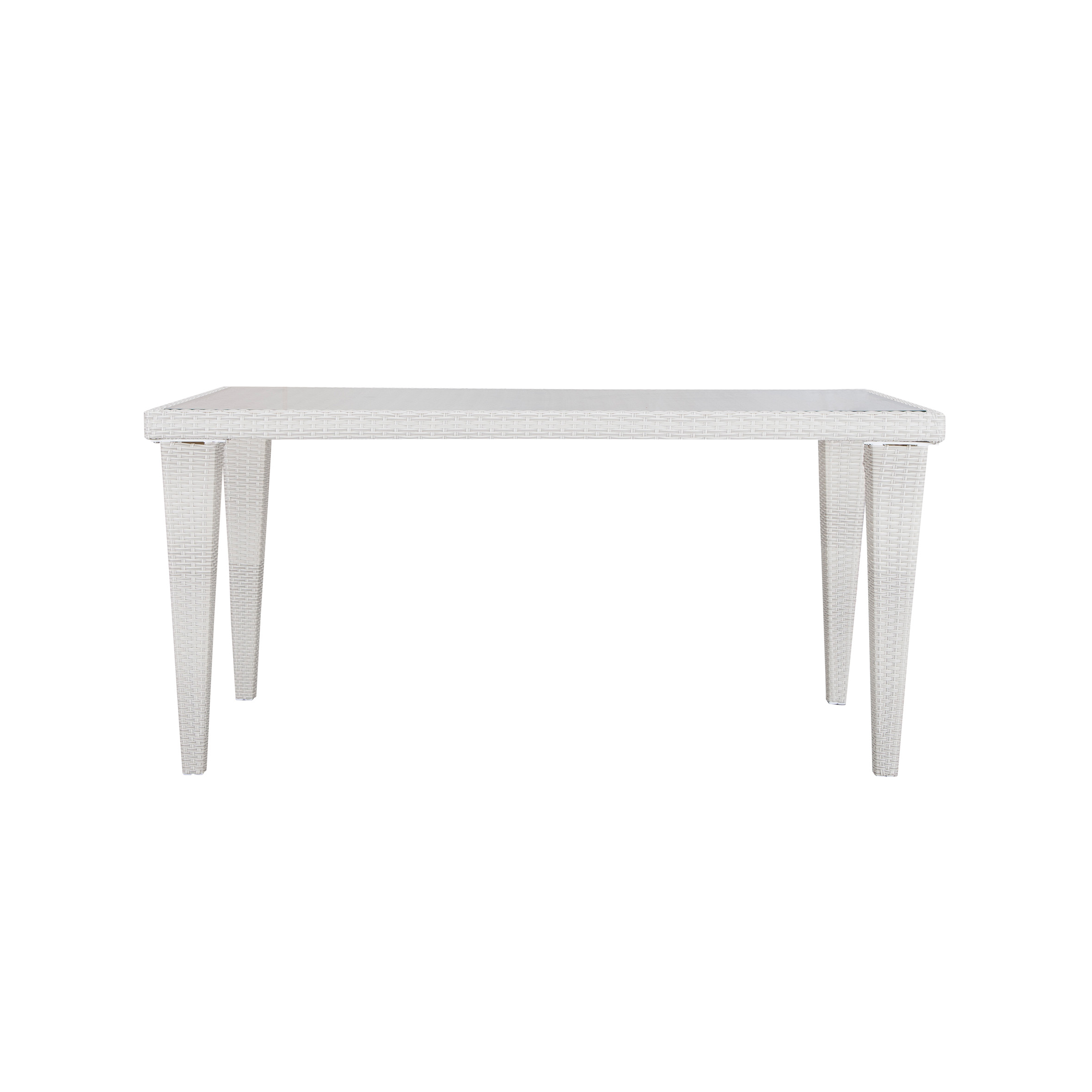 Table rectangulaire en rattan Nadia S2