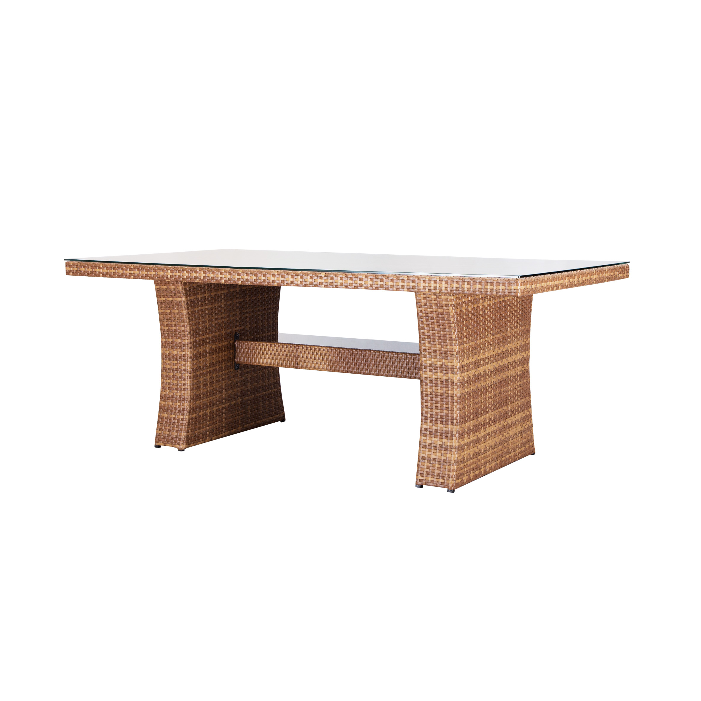 Table rectangulaire en rotin Otto S1