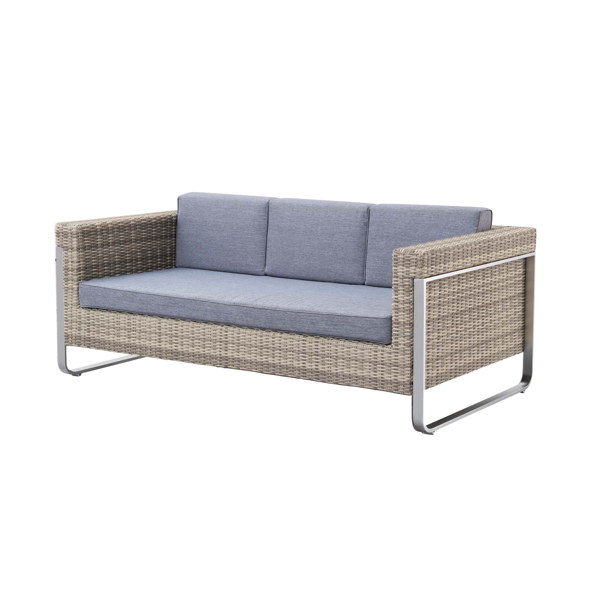 Uxolo rattan 3-isihlalo sofa S1