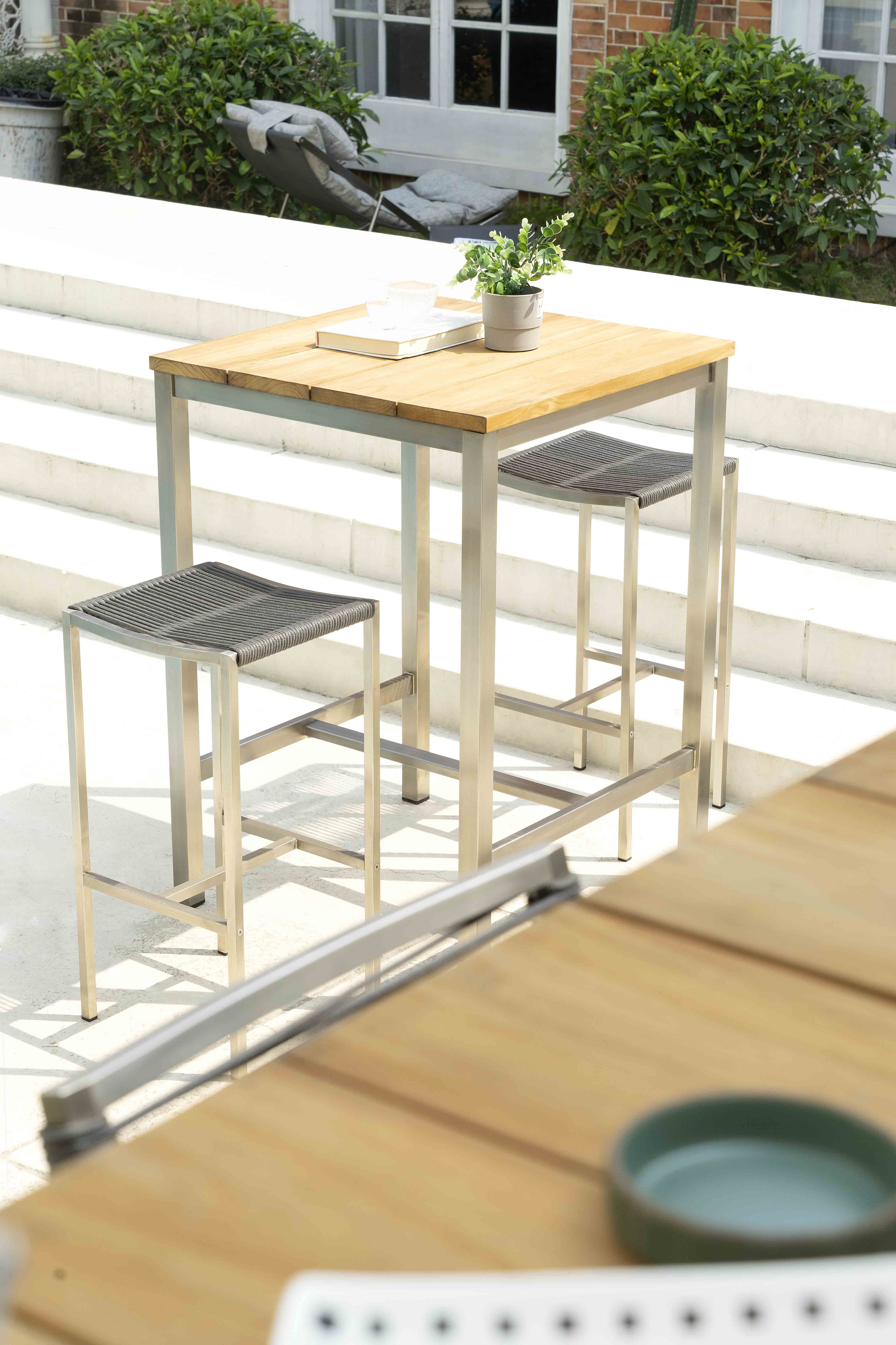 Tabouret de bar en corde Rio D2