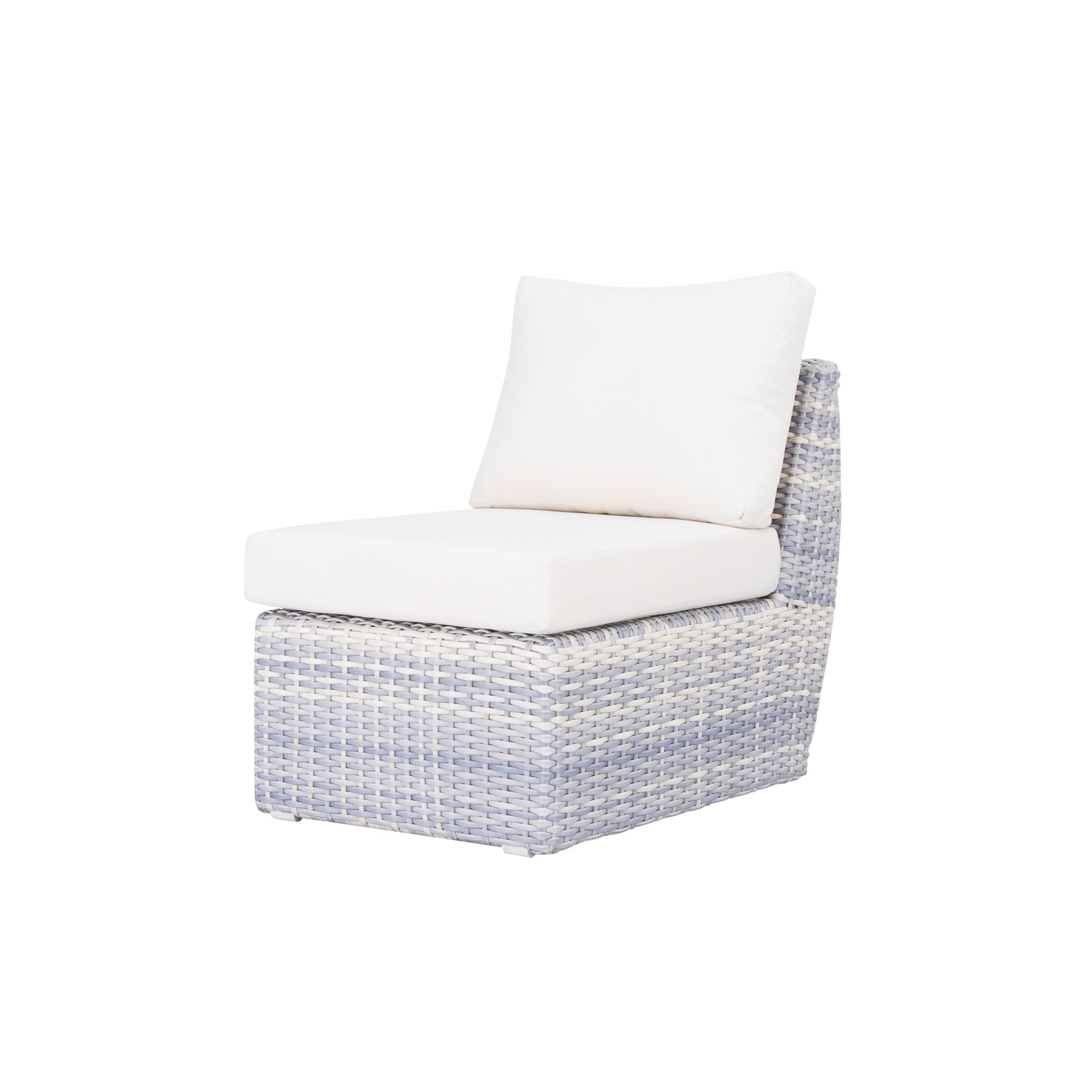 Sky rattan armless sofa S1