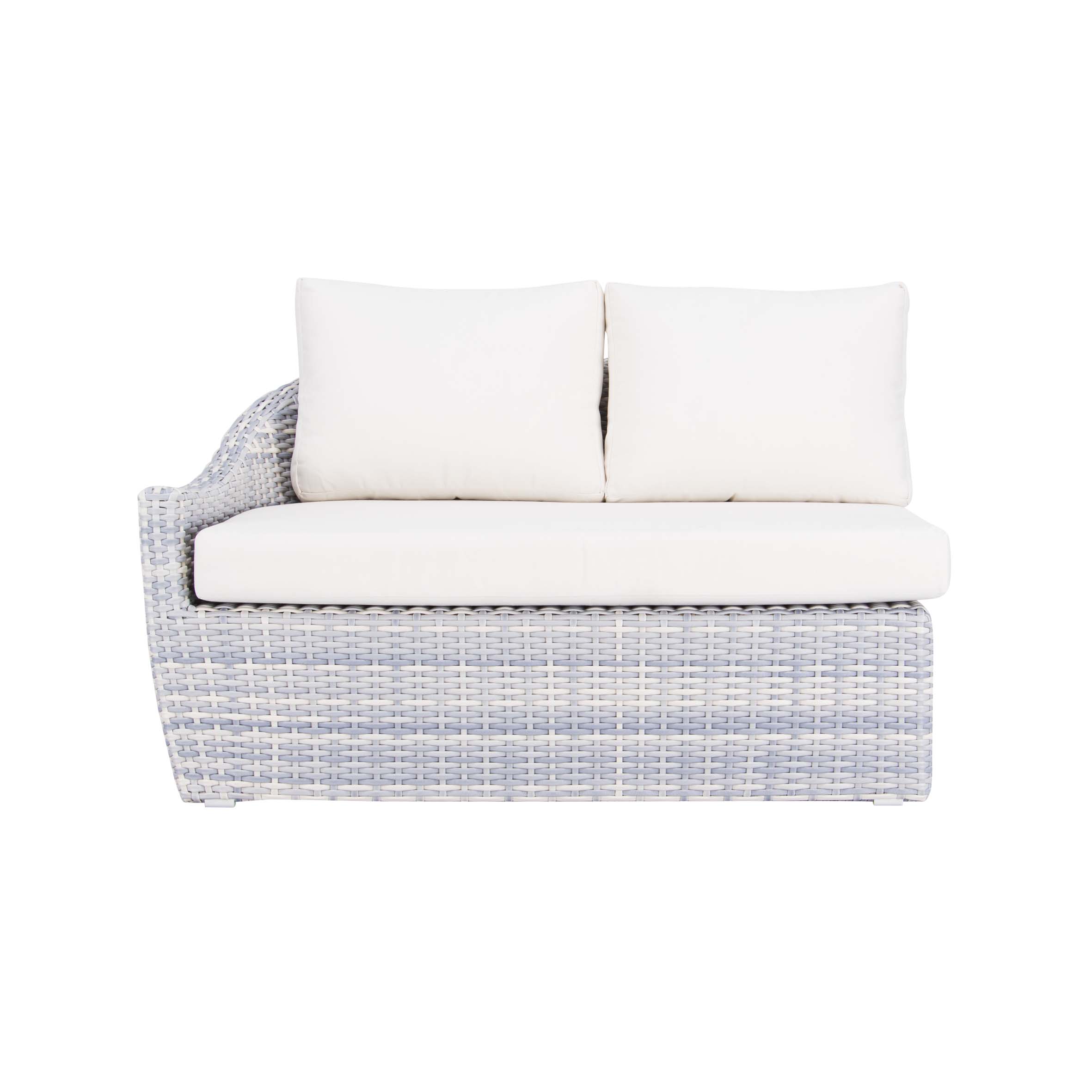 Sky rattan braich dde soffa 2-sedd S2