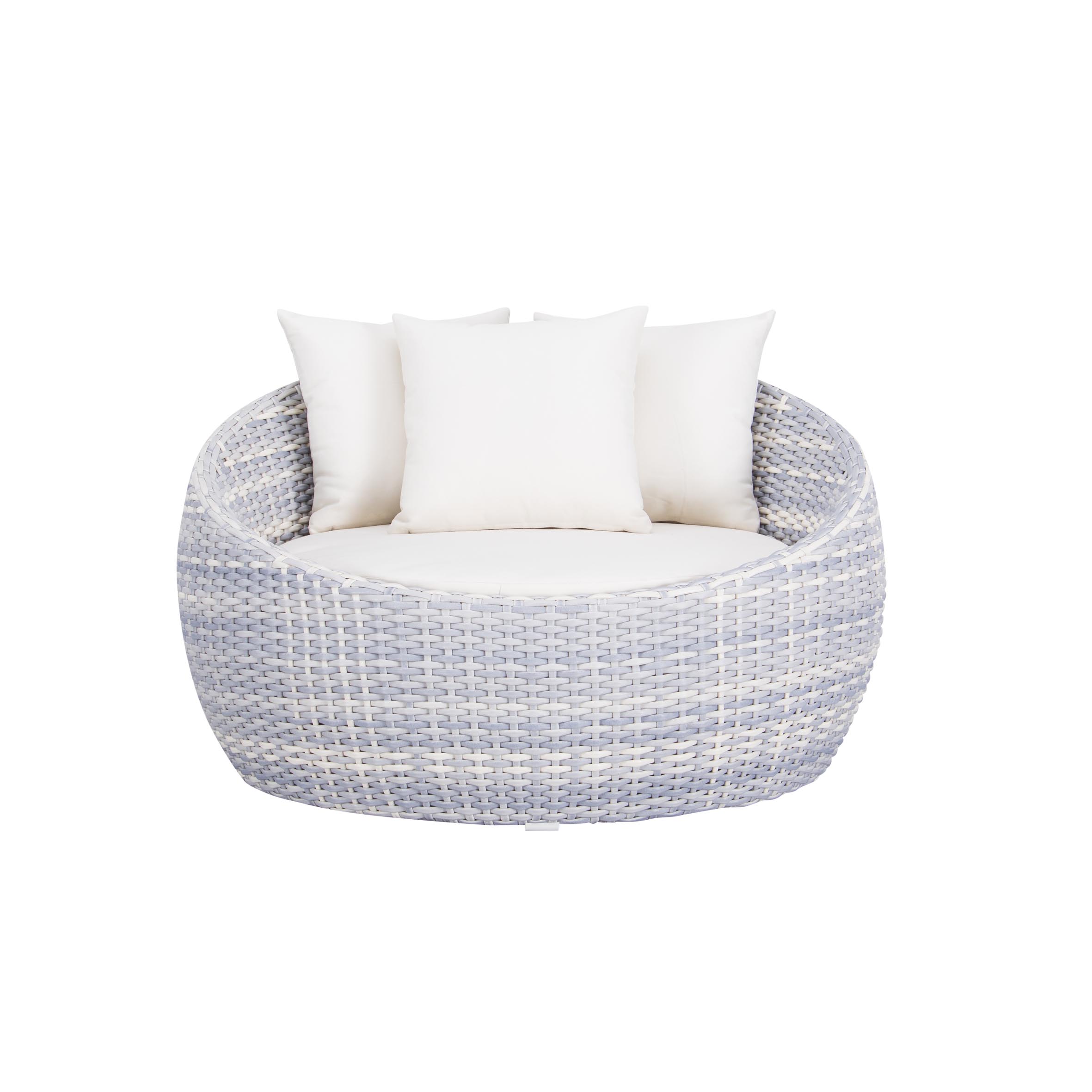 Sky rattan round daybed S4