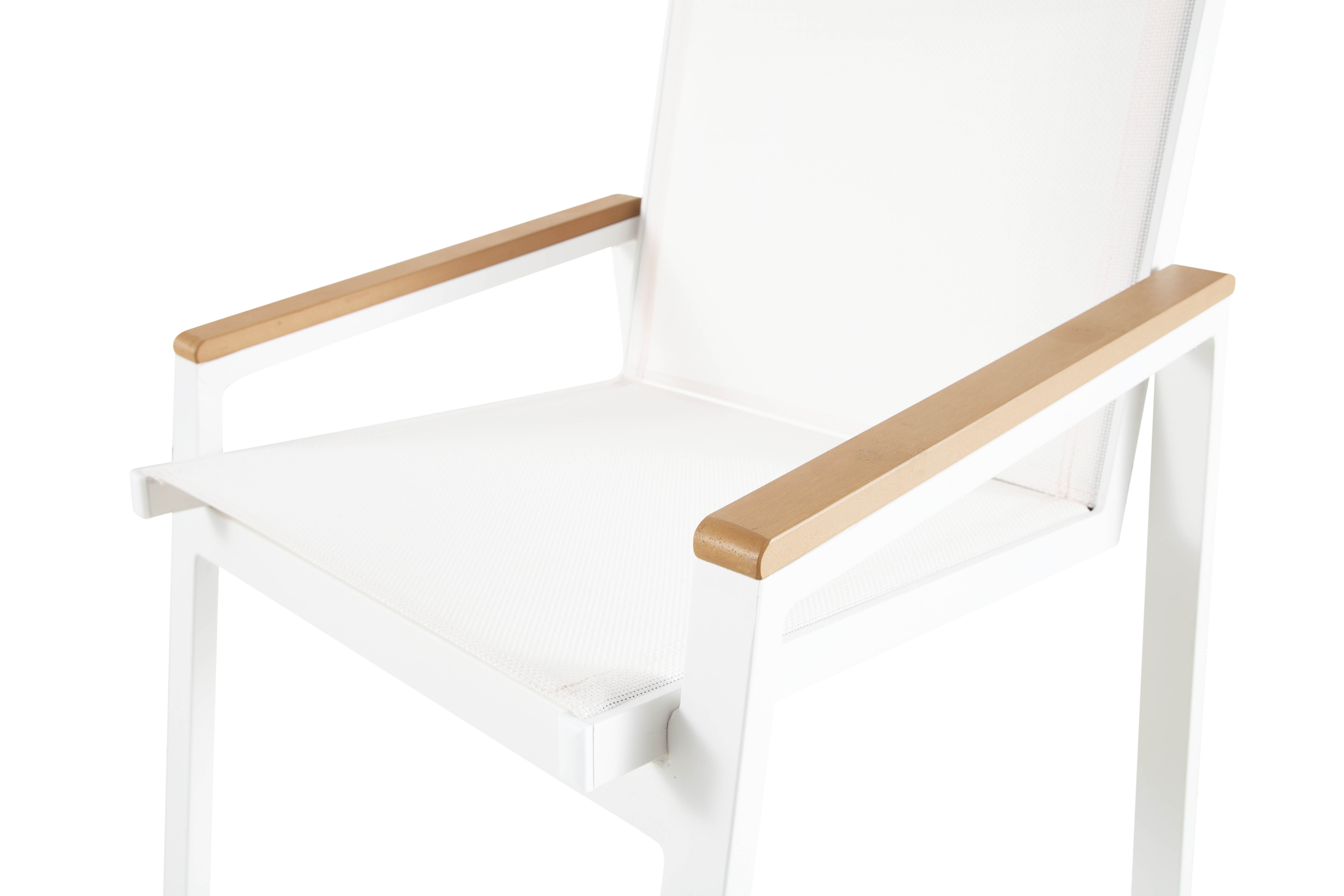 Snow white bar stool (poly wood) D1