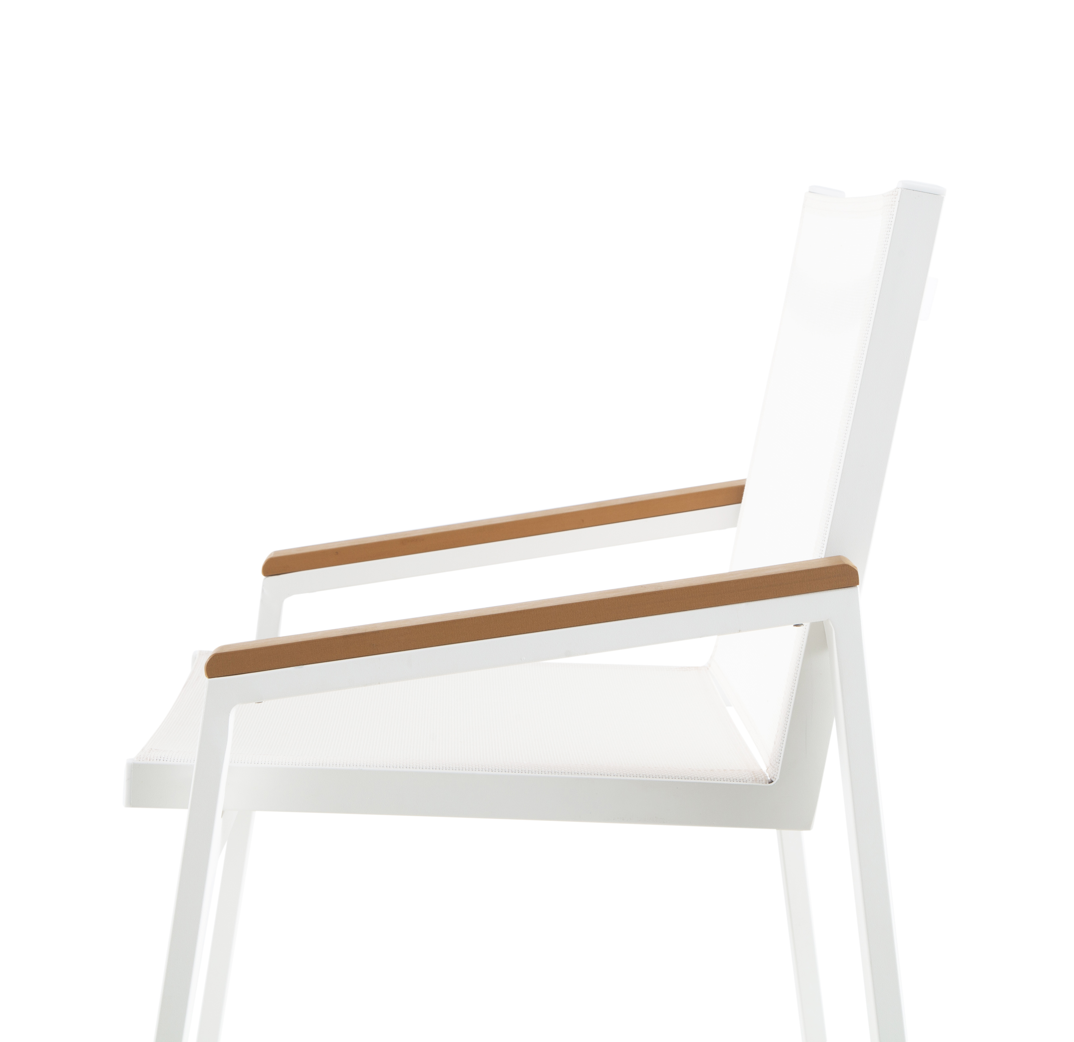Snow white bar stool (poly wood) D2