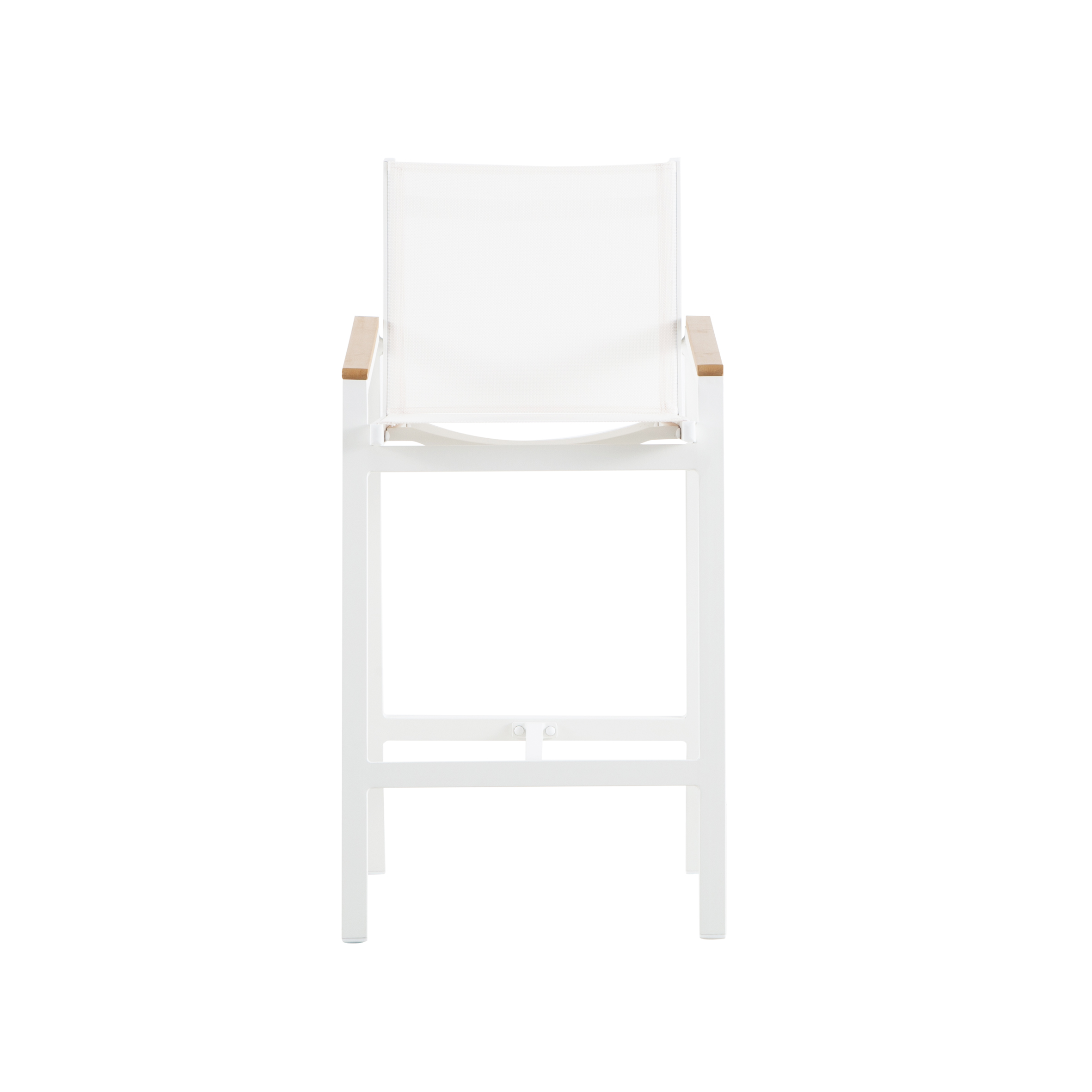 Snow white bar stool (poly wood) S2