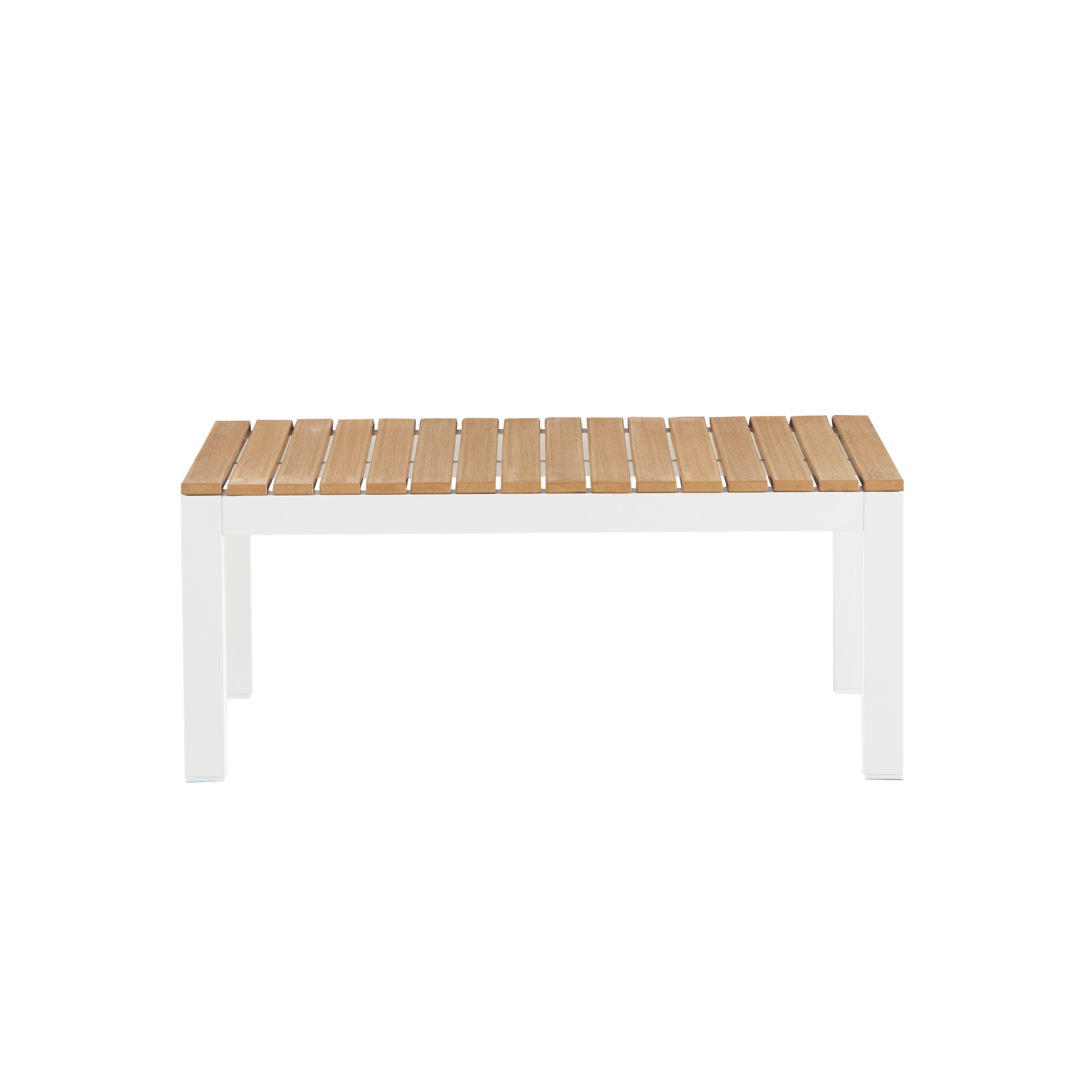 שולחן קפה לבן כשלג (פולי עץ) S2