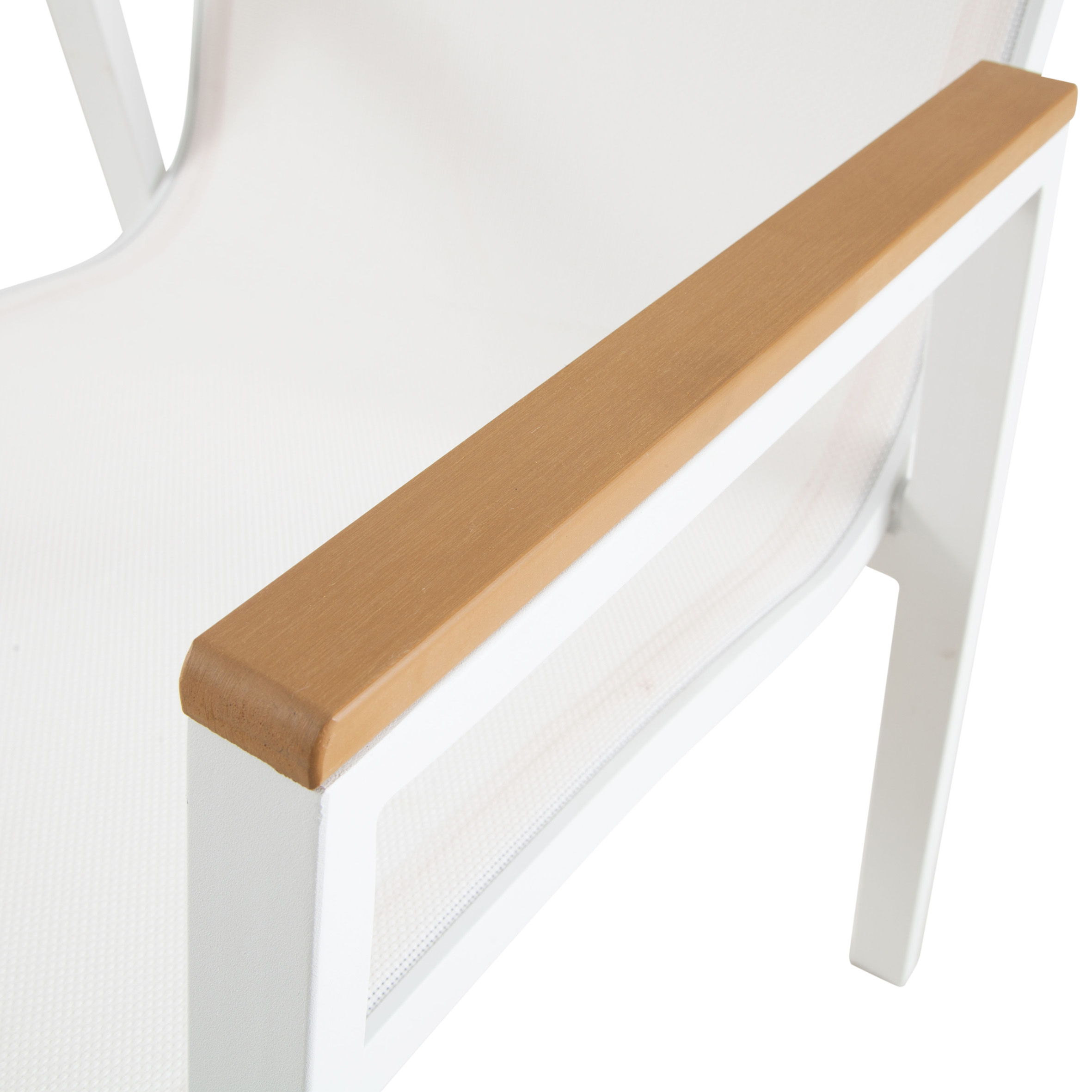 Snow white dining chair (Poly wood) S3