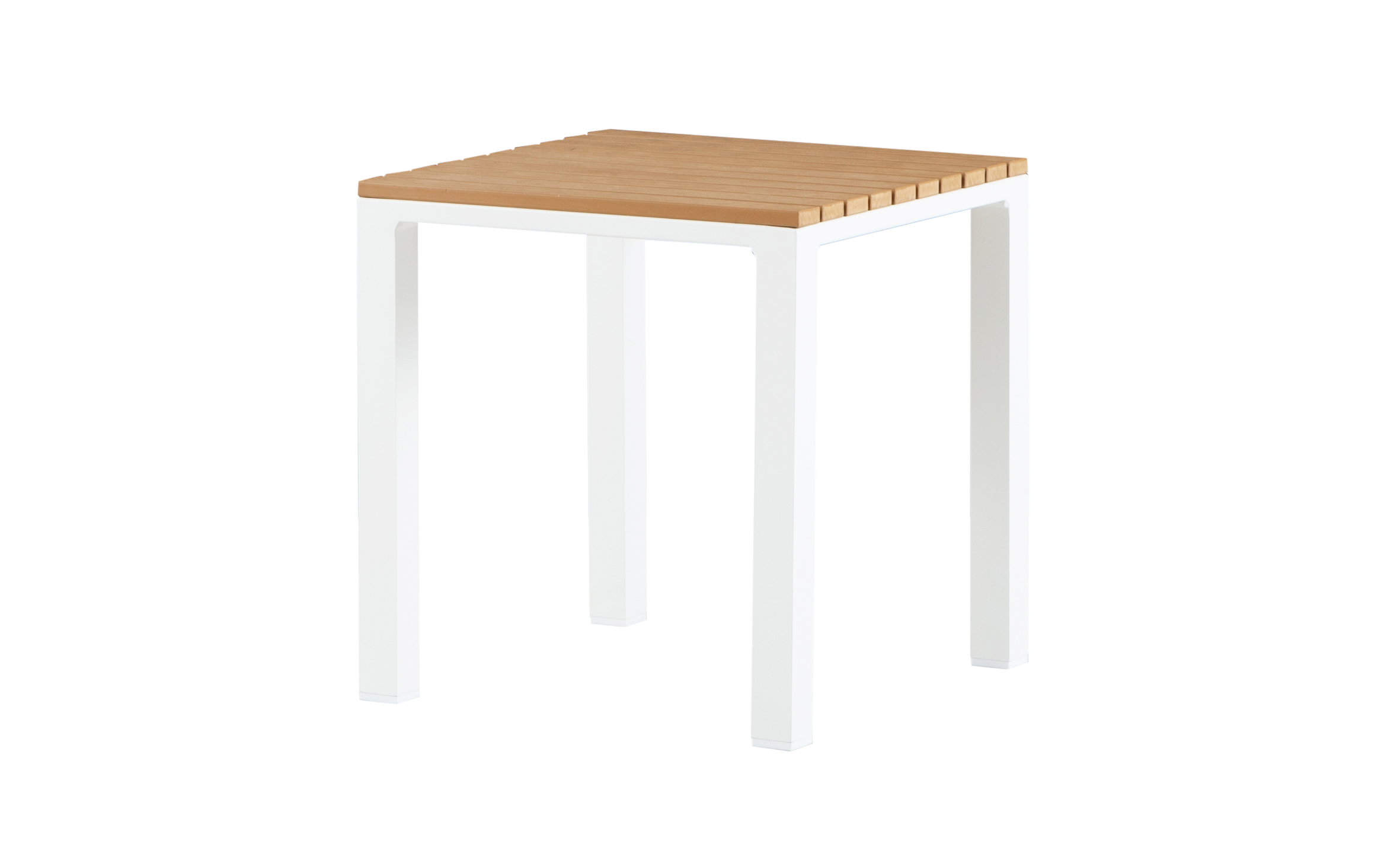 Snow white side table D1