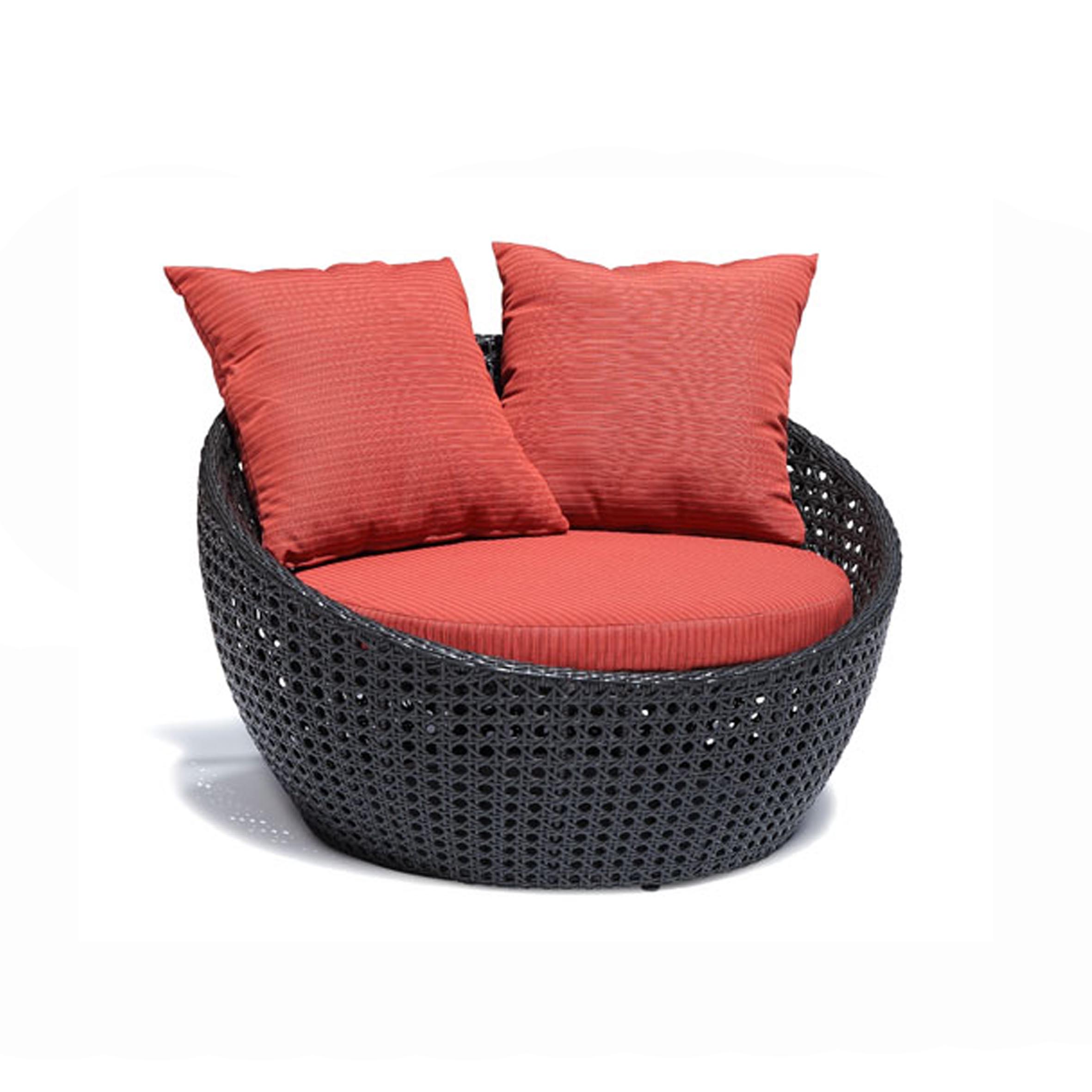 Travis rattan round daybed S2