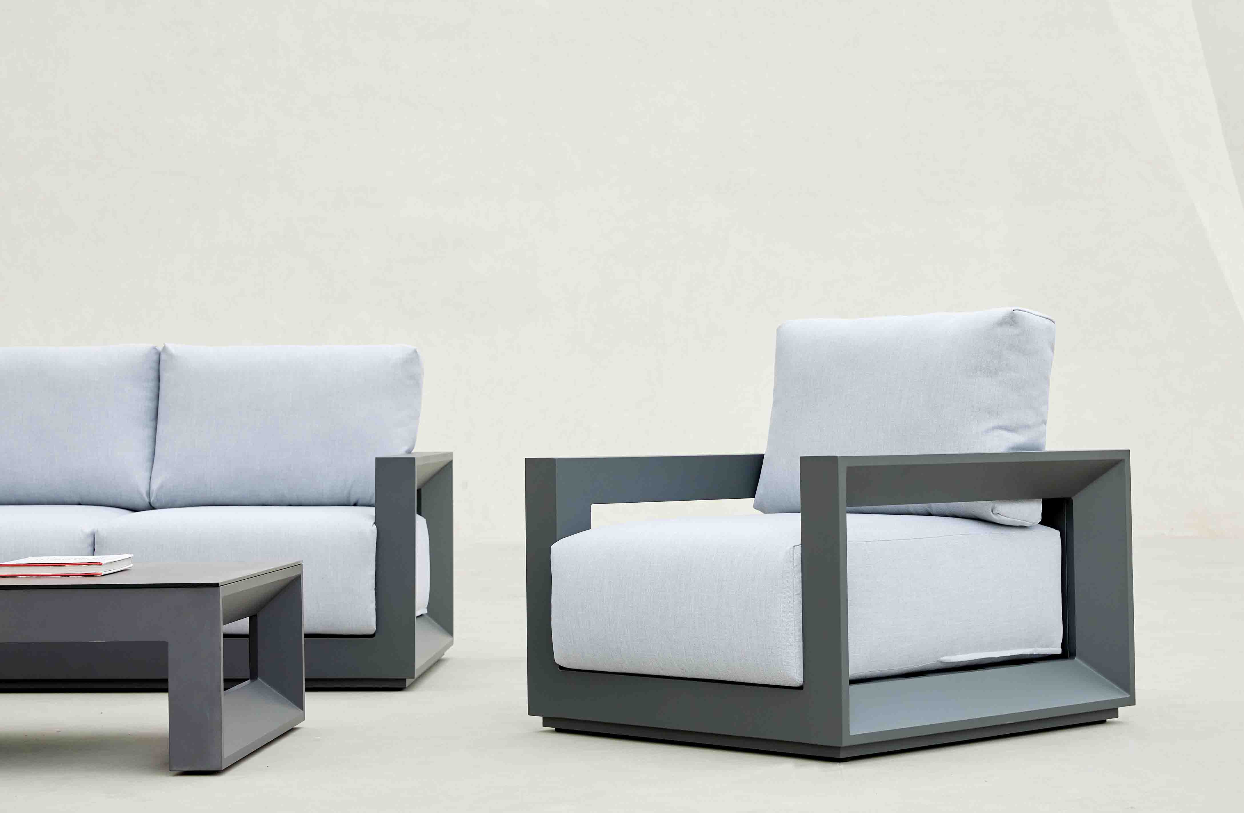 Zeus alu.sofa set D5