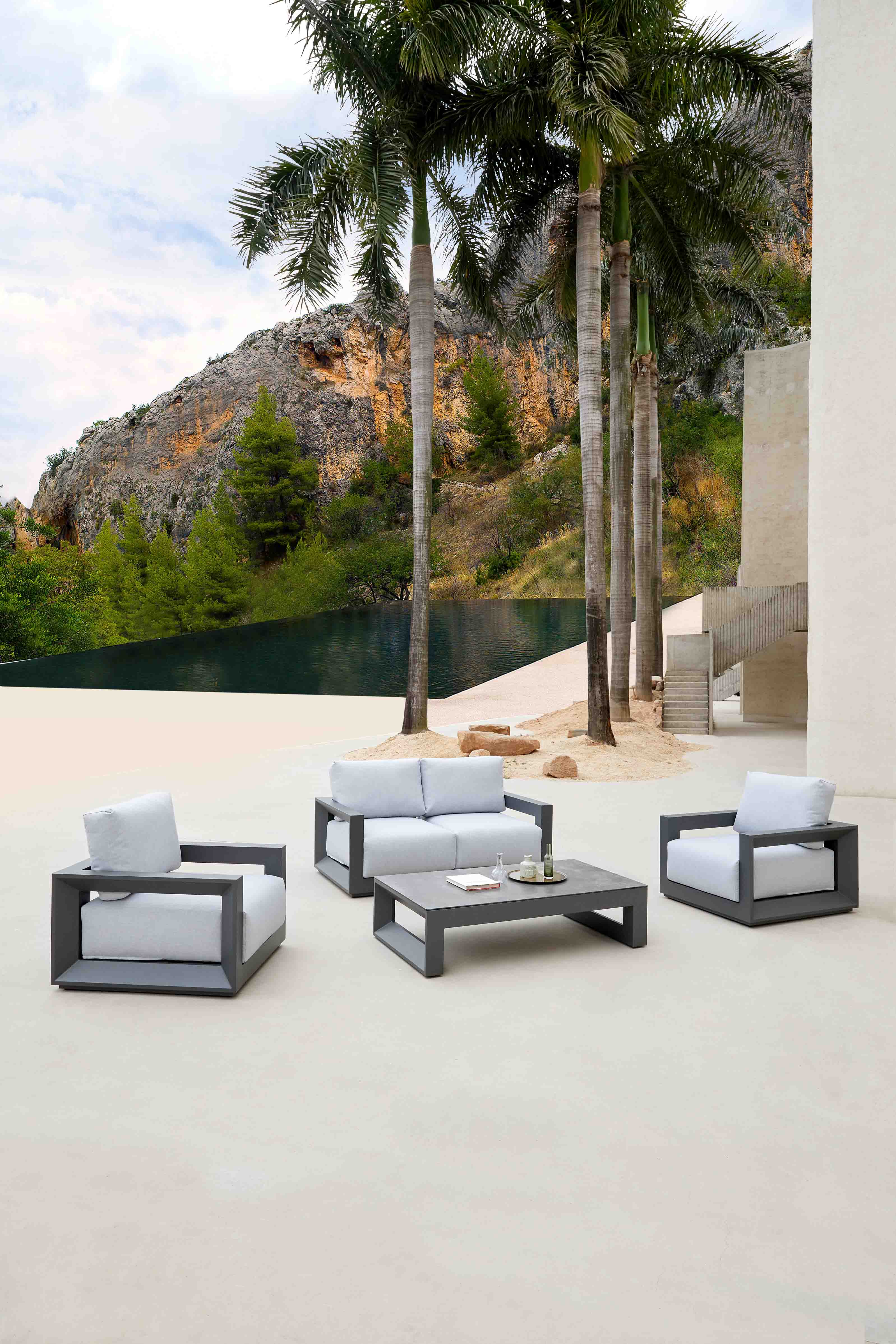 Zeus alu.set sofa S5