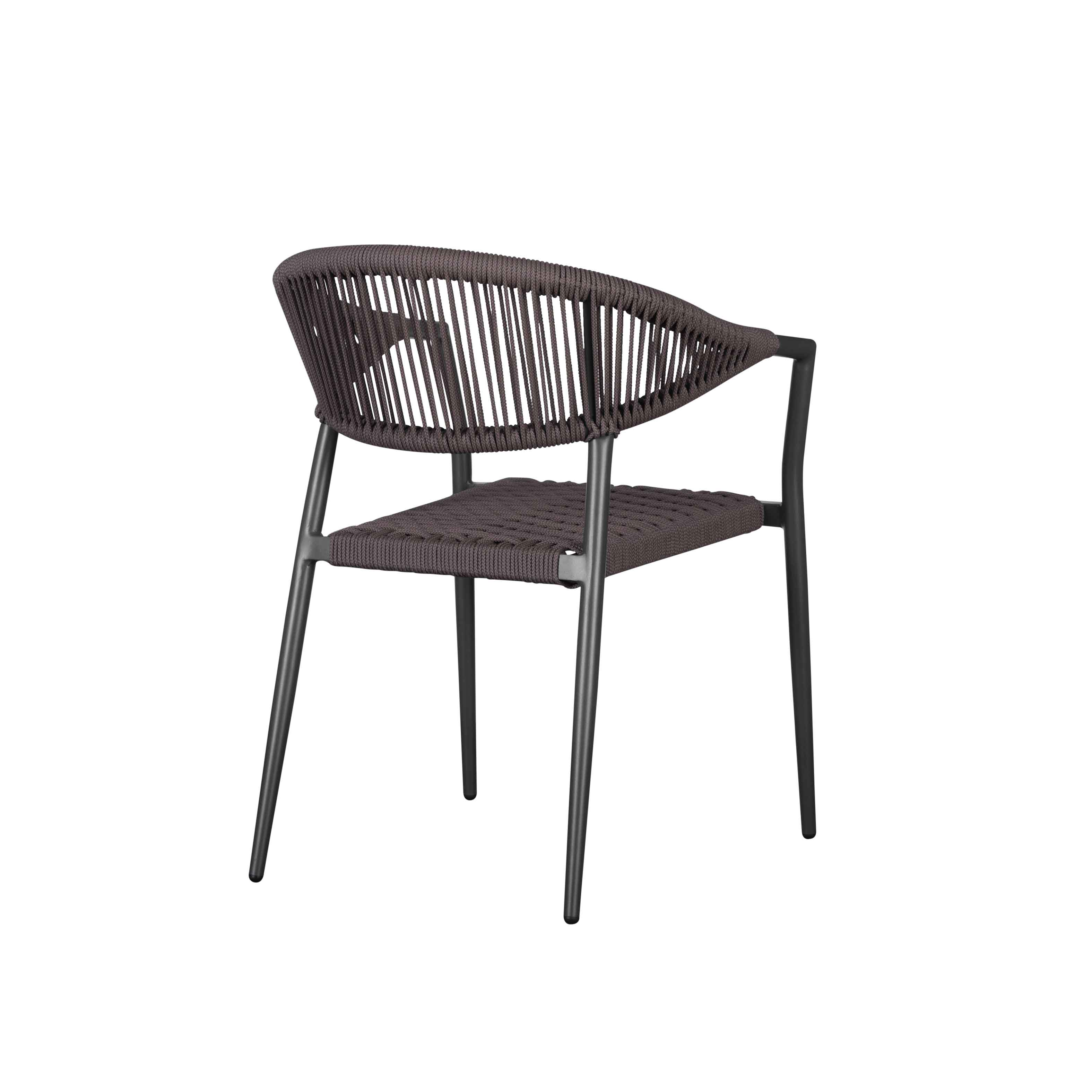 Camila rope dining chair S2