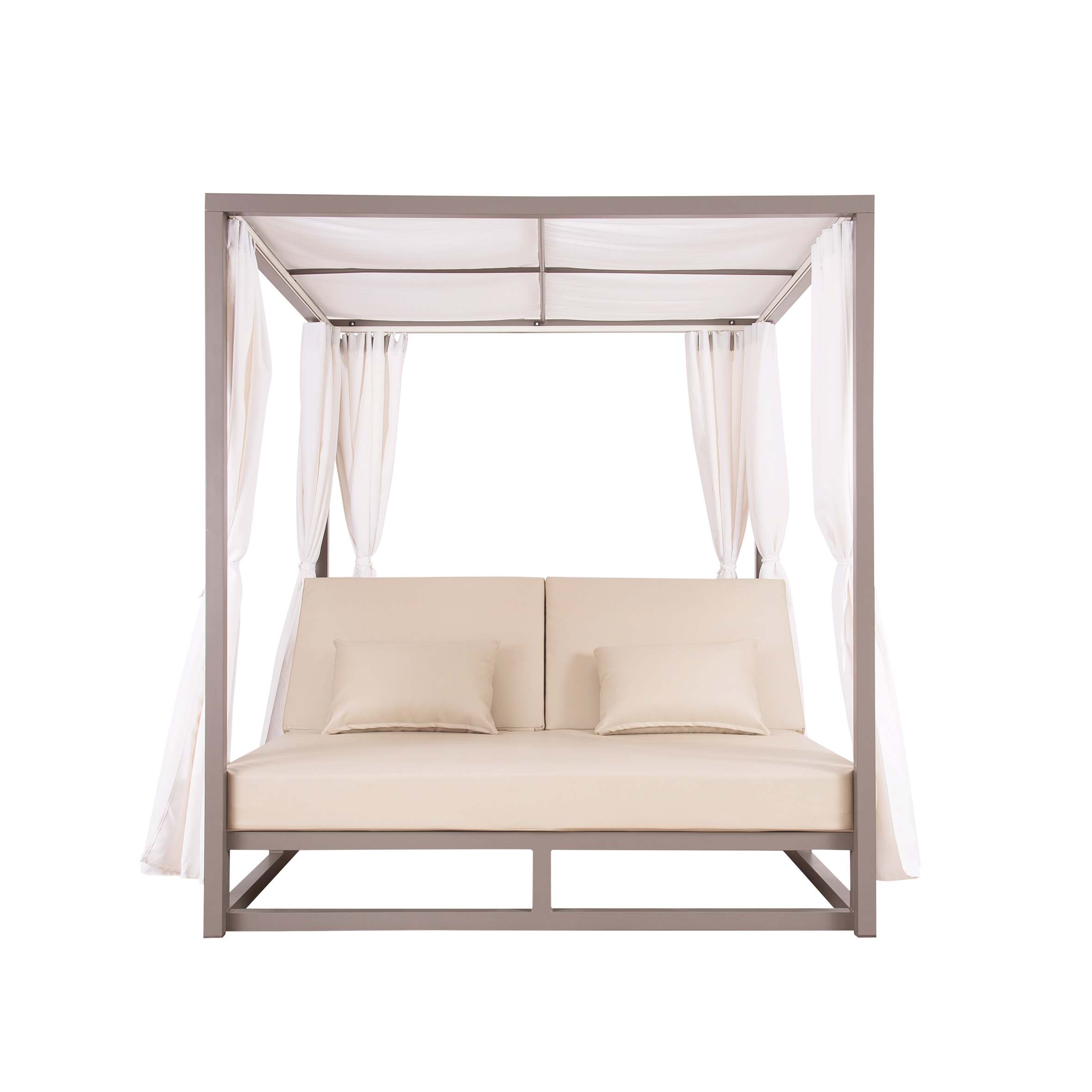 Ice alu. daybed with curtain S3