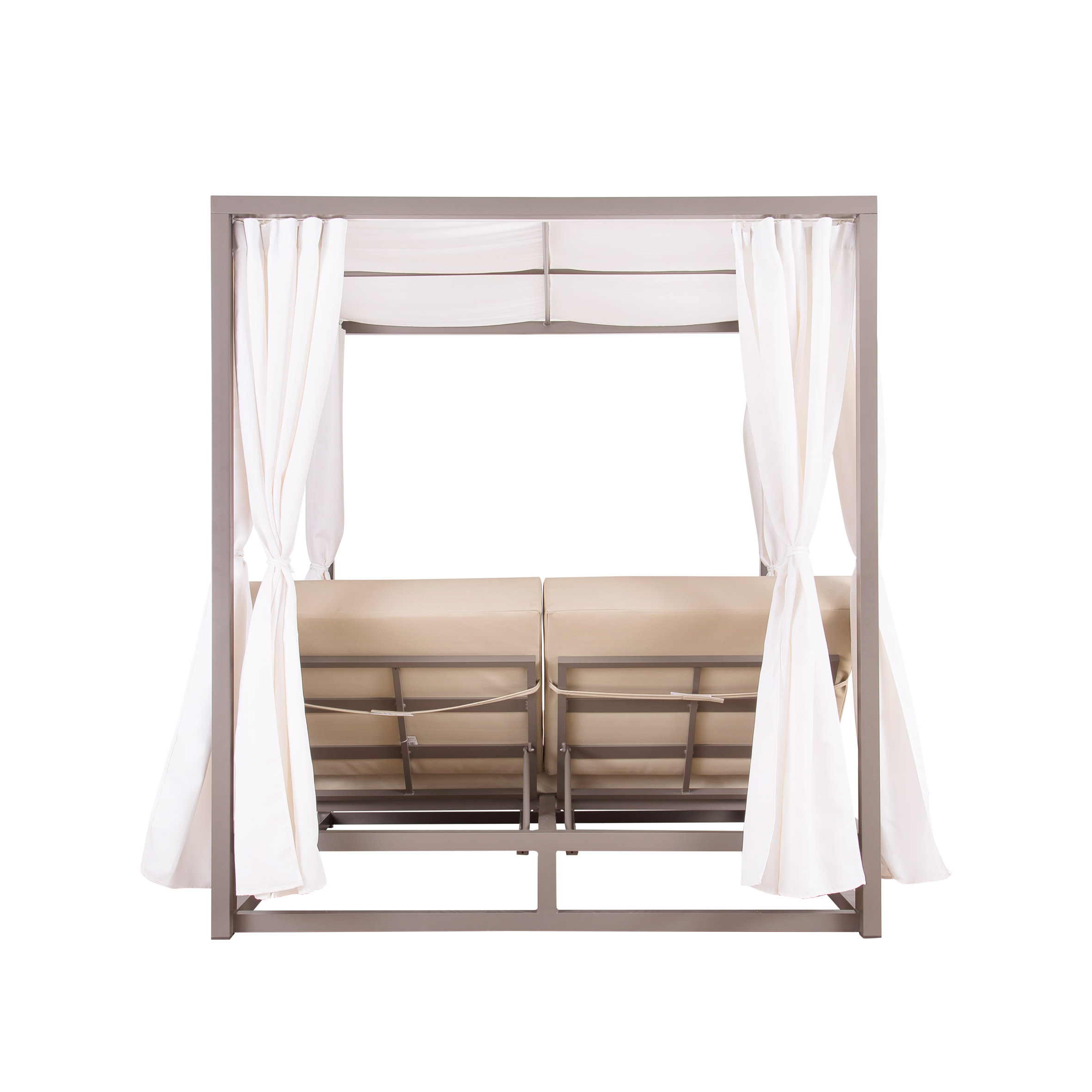 Ice alu. daybed with curtain S4