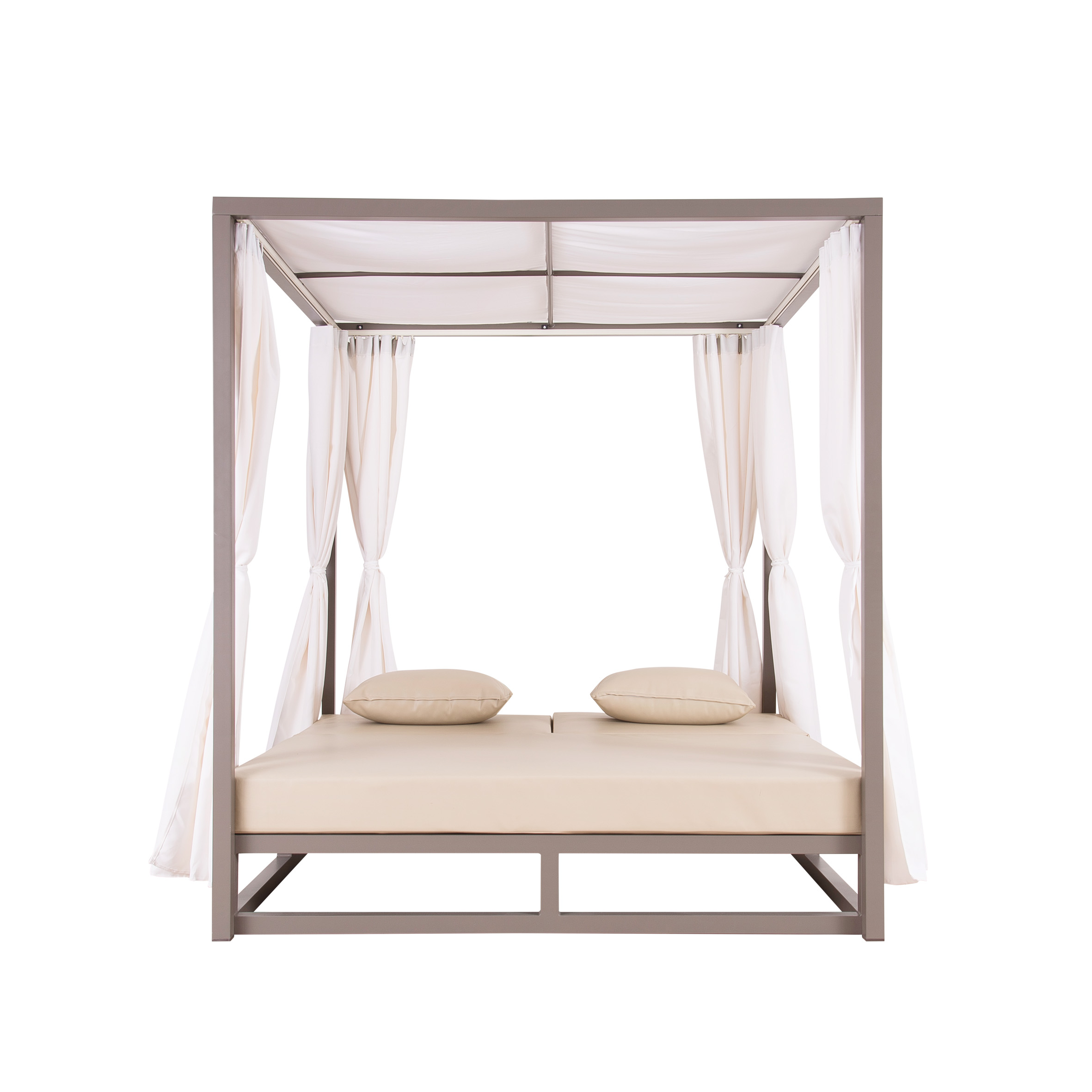 Ice alu. daybed with curtain S5