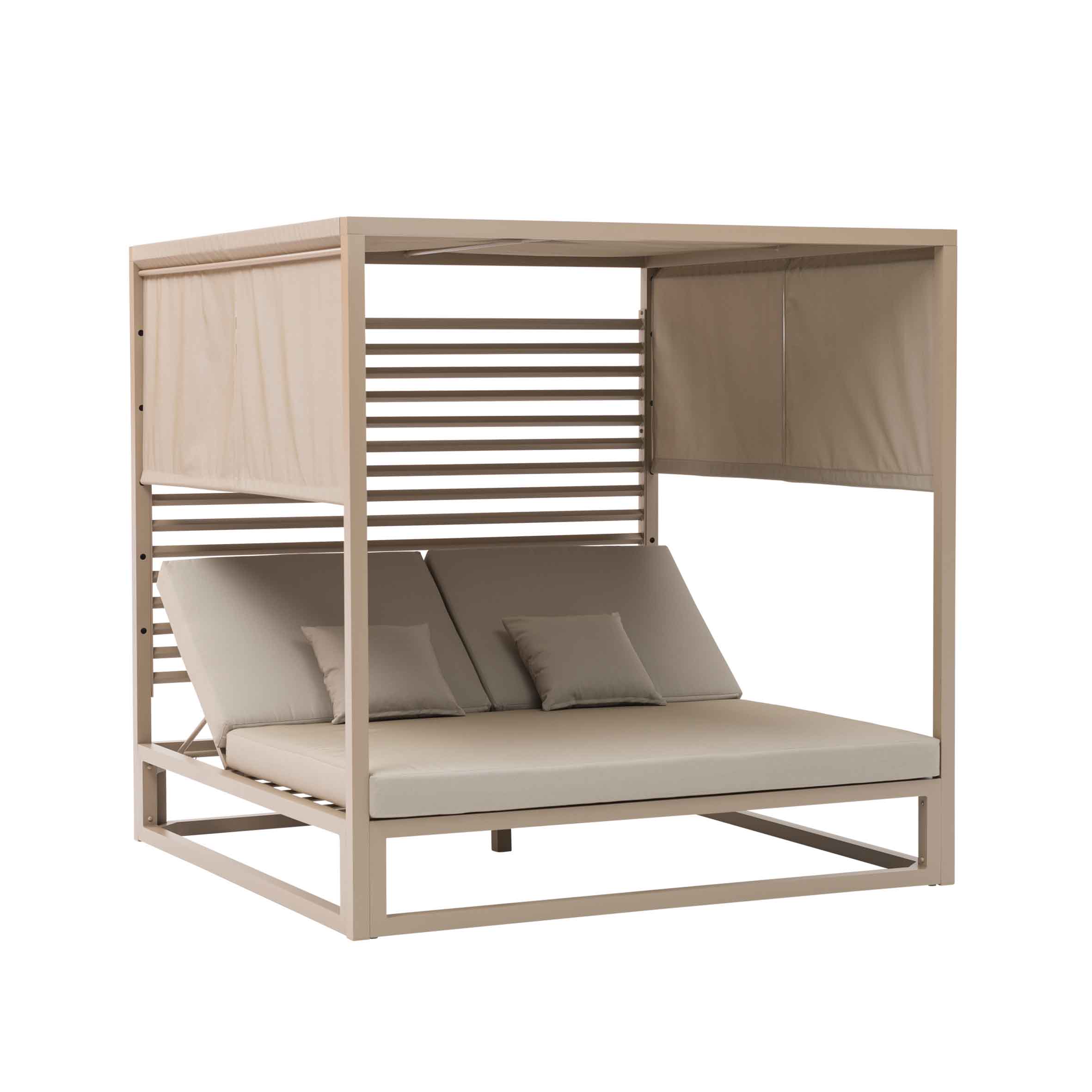 Rain daybed with panel khaki S1