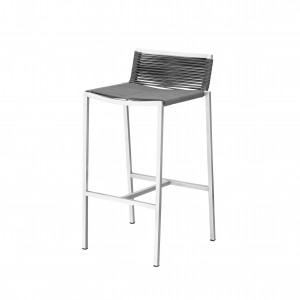 Rio rope armless bar stool S1