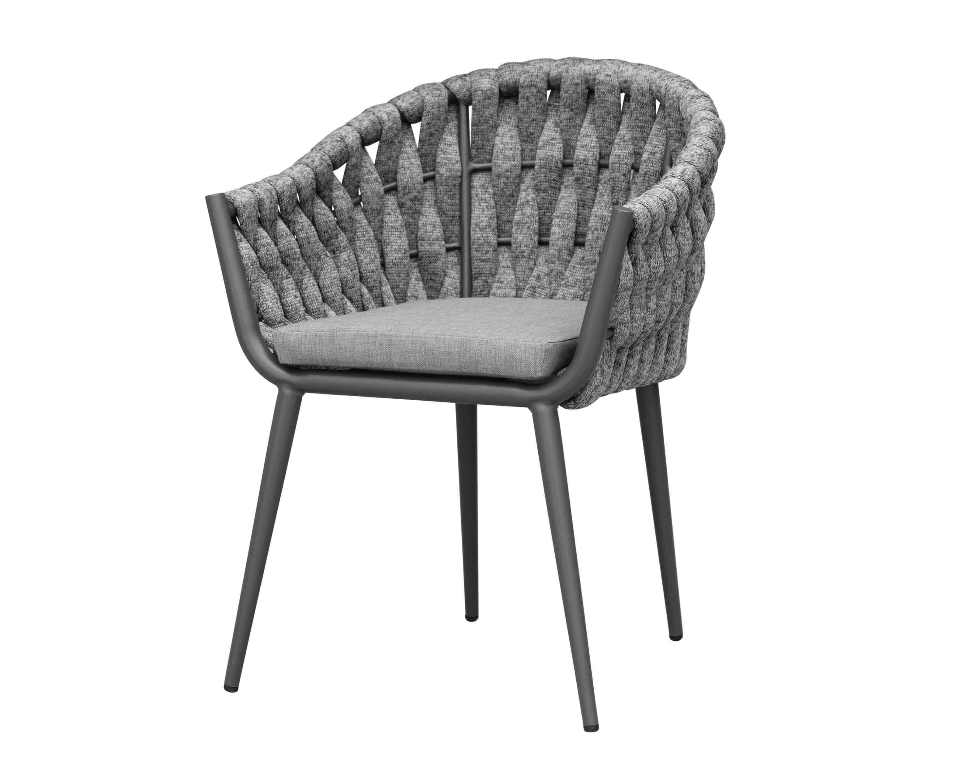 Art dining chair-dark grey